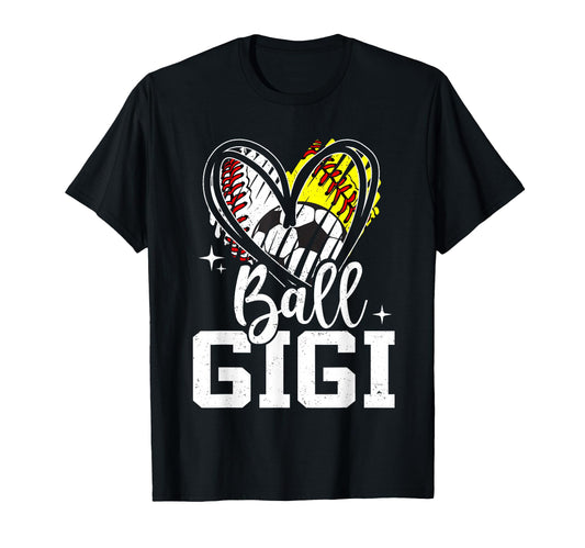 Ball Gigi Baseball Softball Soccer T-Shirt - Aesthetic Graphic Unisex - T-Shirt, Sweatshirt, Hoodie