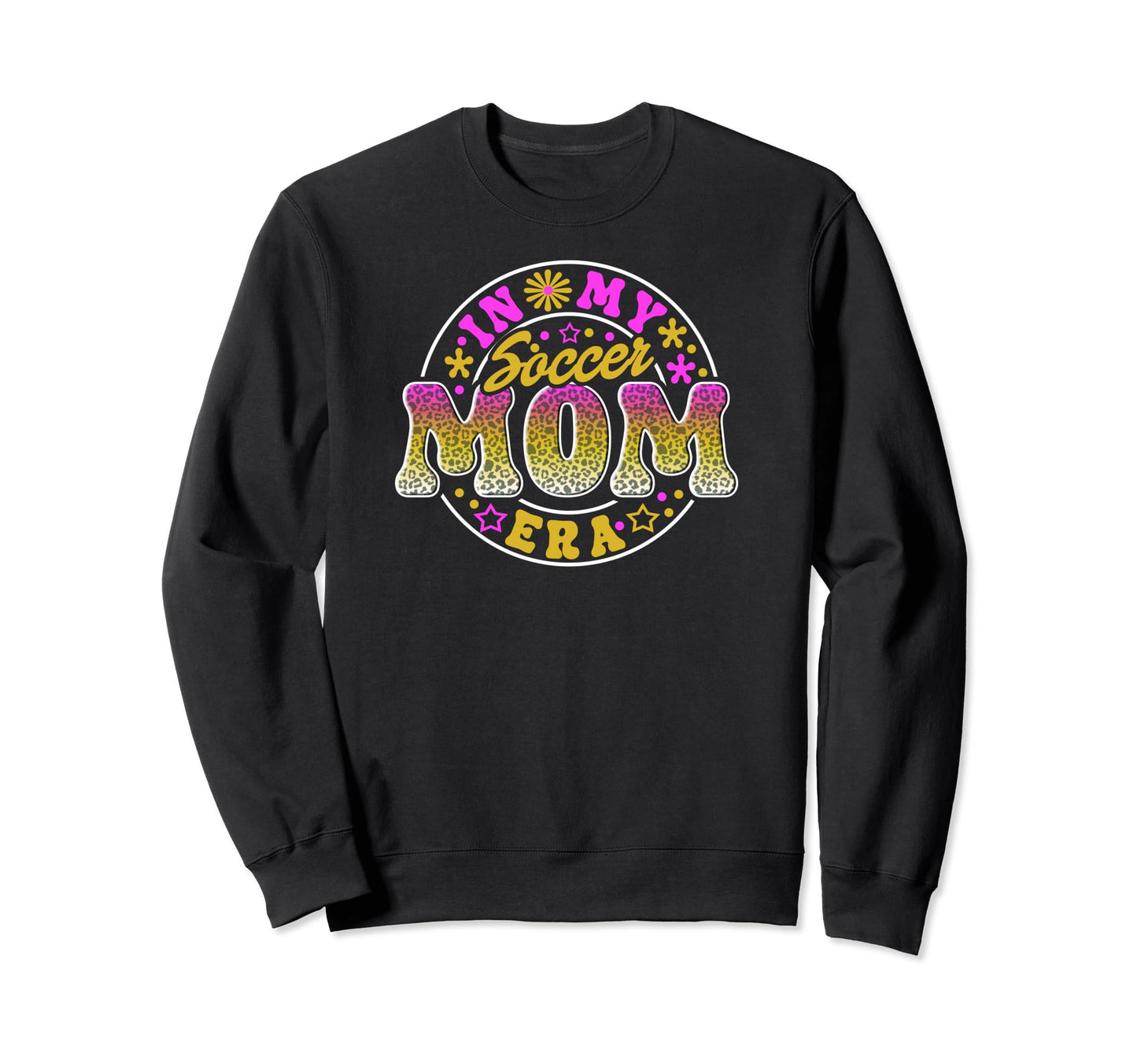 Soccer Mom Era Cheetah Pattern Sweatshirt - Fun Novelty Design Men Women - T-Shirt, Sweatshirt, Hoodie