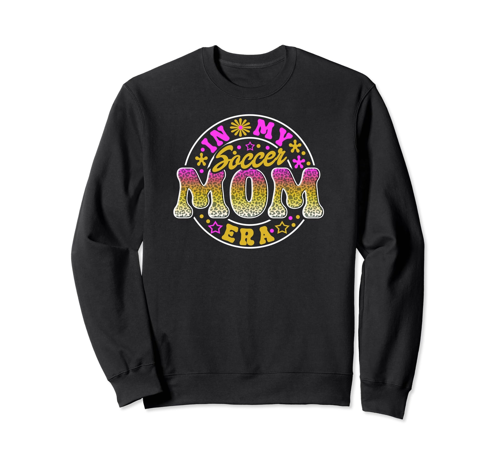 Soccer Mom Era Cheetah Pattern Sweatshirt - Fun Novelty Design Men Women - T-Shirt, Sweatshirt, Hoodie
