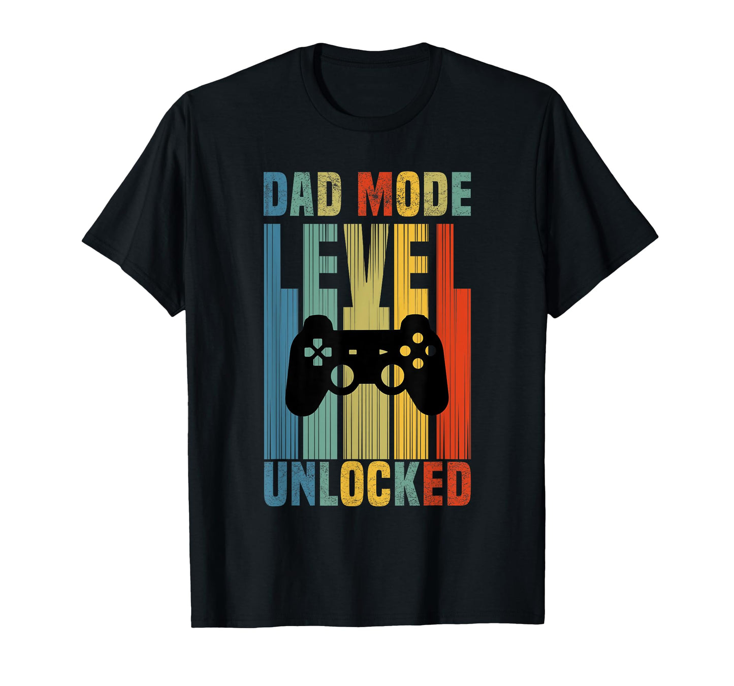 Dad Level Unlocked Gamer Fathers Day T-Shirt - Minimalist Print Men Women - T-Shirt, Sweatshirt, Hoodie