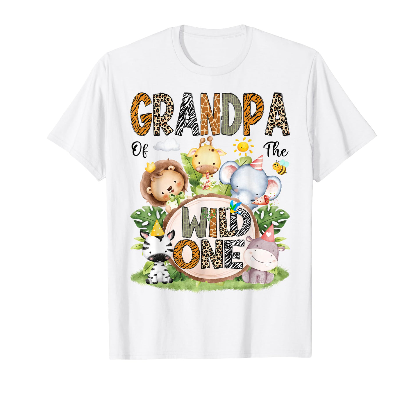 Grandpa Wild One 1St Birthday T-Shirt - Aesthetic Graphic for Adults - T-Shirt, Sweatshirt, Hoodie