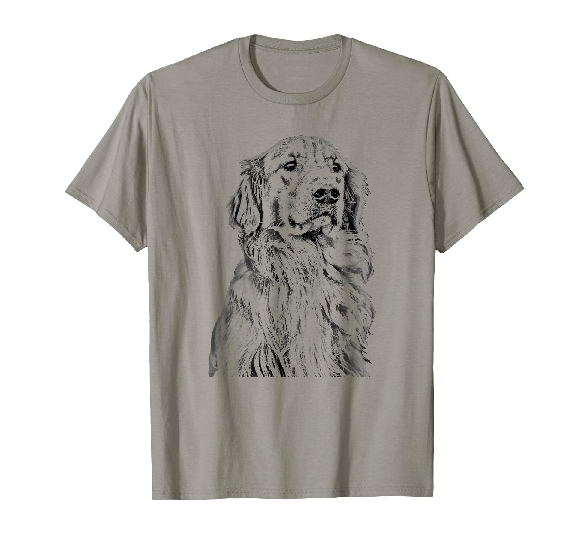 Golden Retriever Dog Lover Cream T-Shirt - Novelty Apparel Men Women - T-Shirt, Sweatshirt, Hoodie