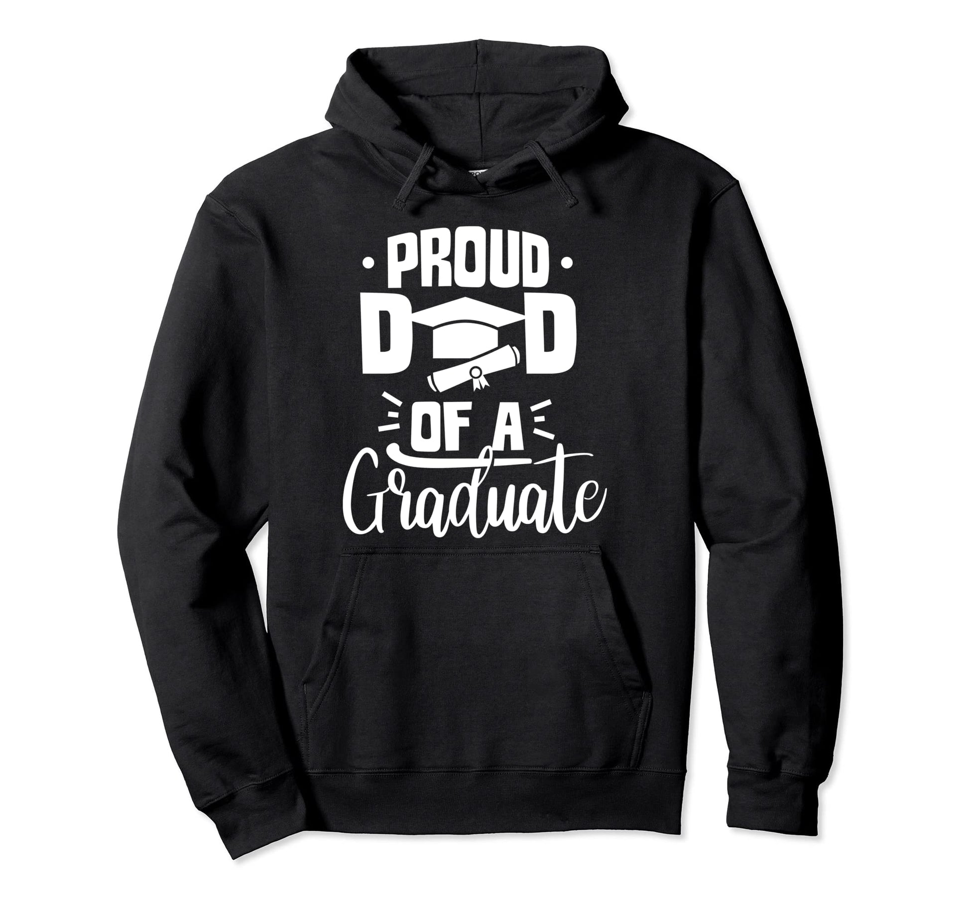 Proud Dad Graduate Team Graduation Hoodie - Graphic Print for Adults - T-Shirt, Sweatshirt, Hoodie