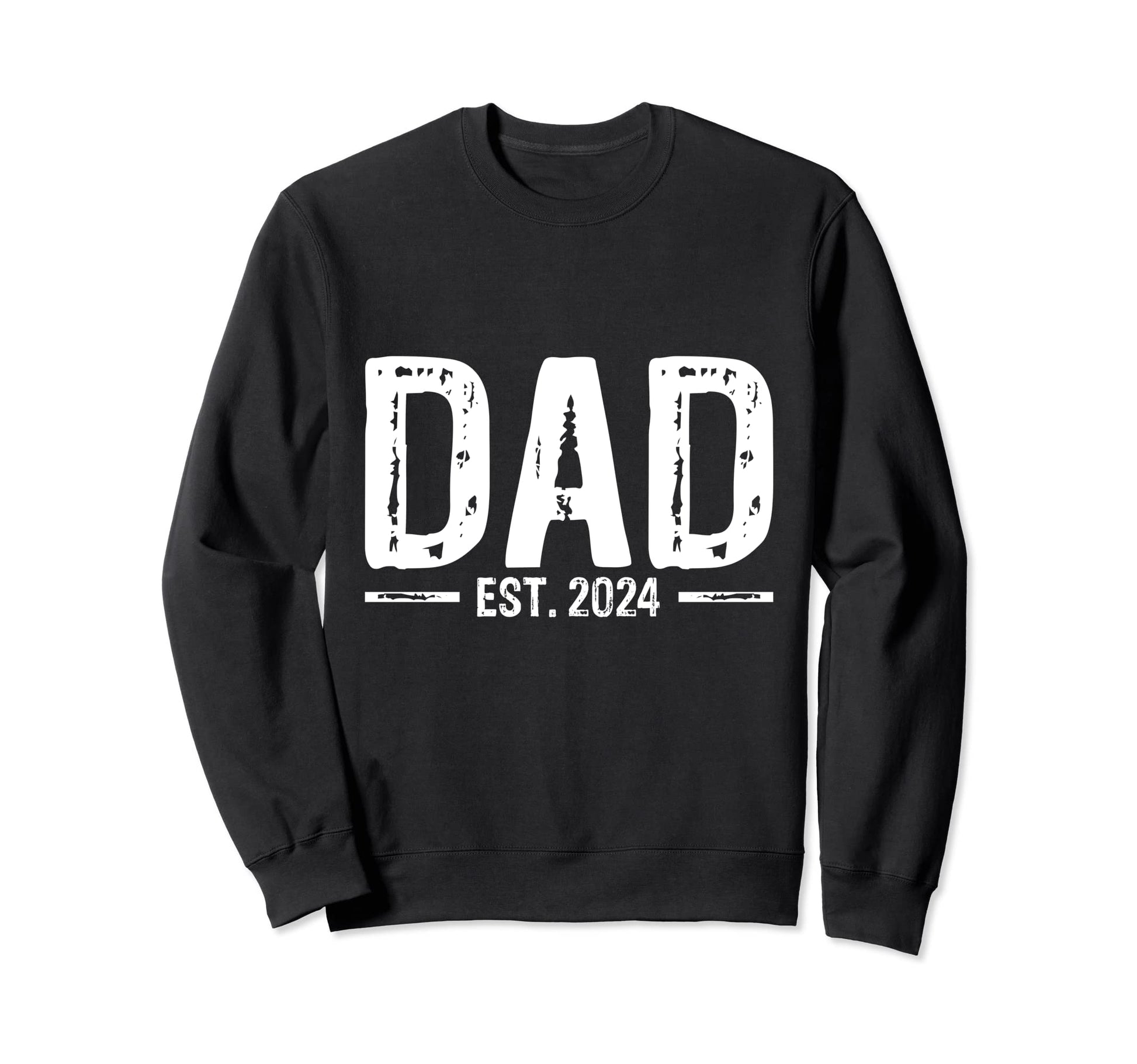 Dad Est 2024 Gift Dad Expectant Sweatshirt - Novelty Apparel for Adults - T-Shirt, Sweatshirt, Hoodie