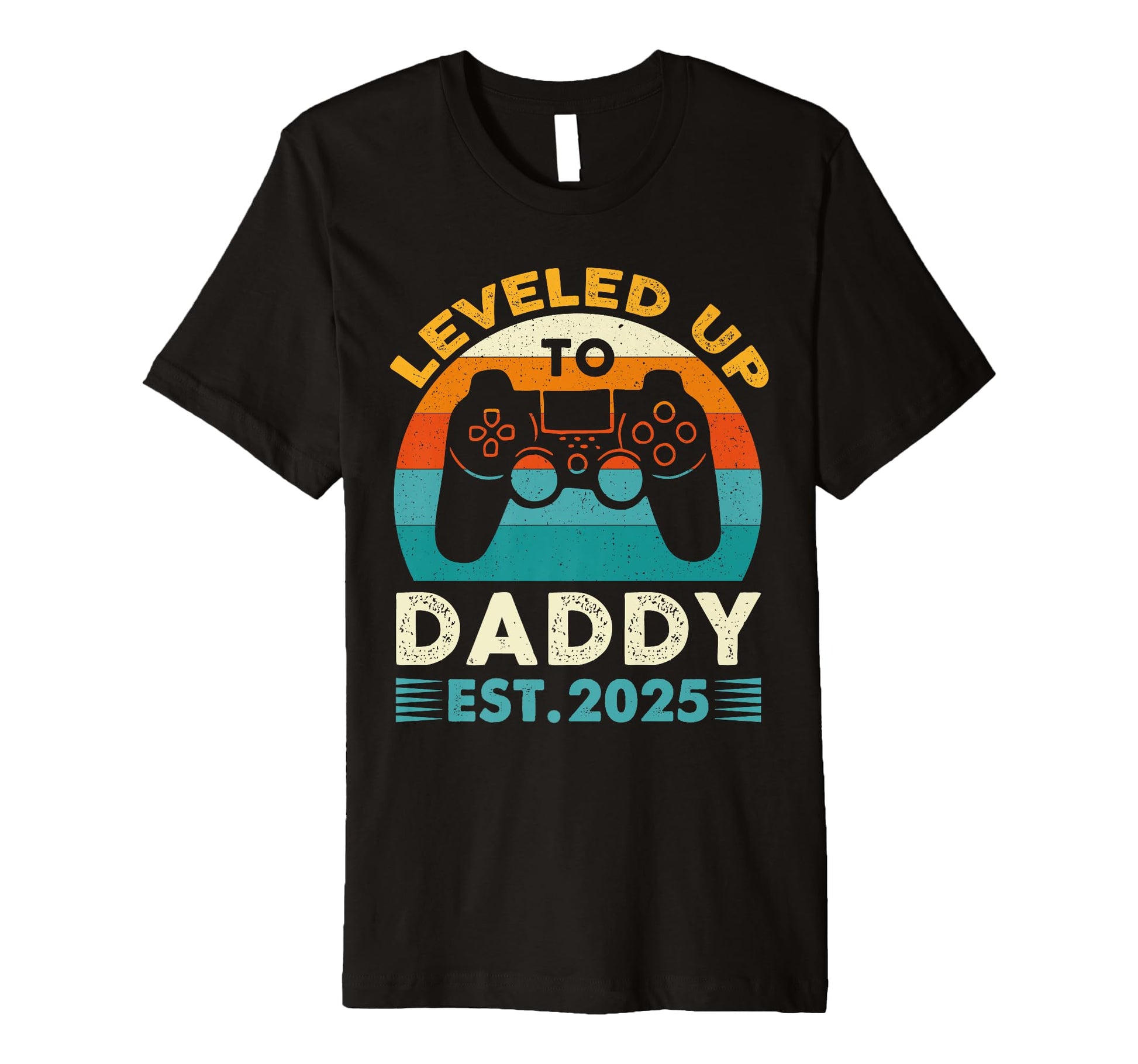 Funny Leveled Up To Dad 2025 New Dad T-Shirt - Minimalist Print Unisex - T-Shirt, Sweatshirt, Hoodie