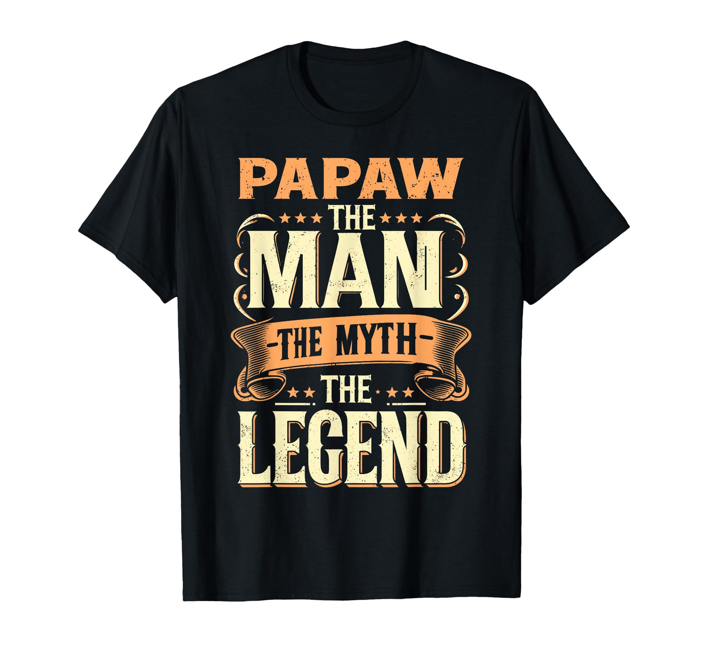 Papaw Myth Legend Dad Grandpa T-Shirt - Custom Art Print Unisex - T-Shirt, Sweatshirt, Hoodie