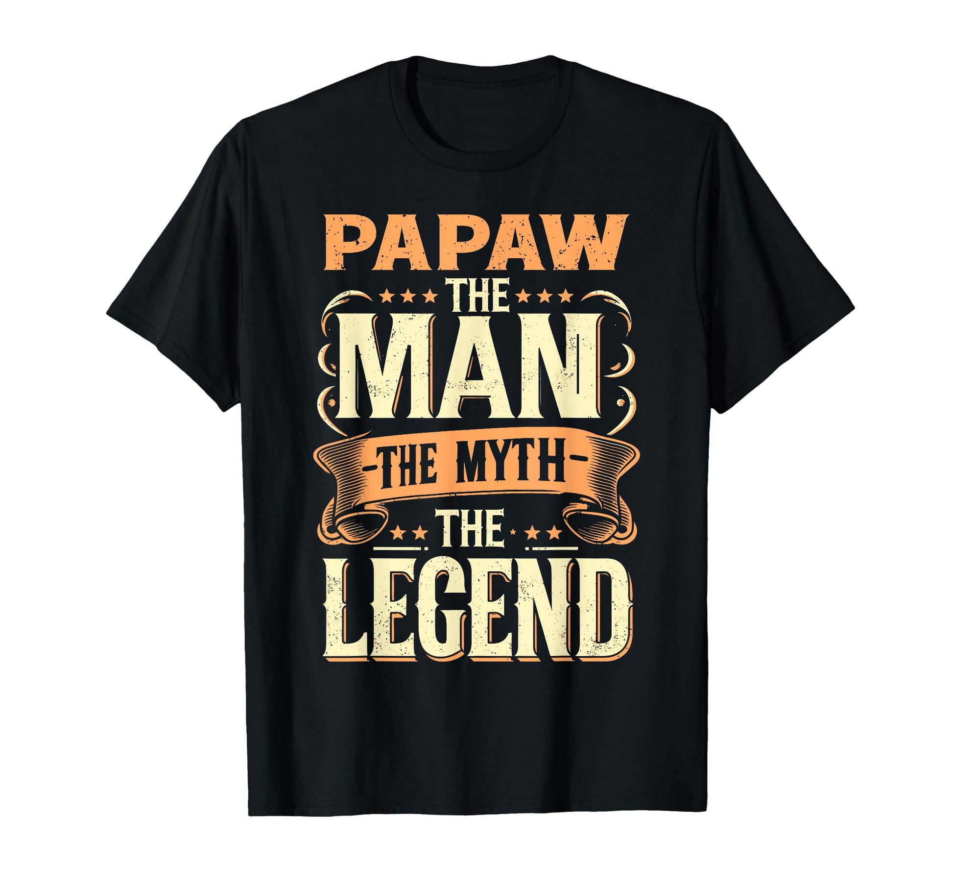 Papaw Myth Legend Dad Grandpa T-Shirt - Custom Art Print Unisex - T-Shirt, Sweatshirt, Hoodie