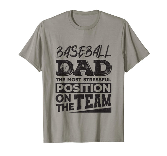 Baseball Dad Baseball Lover T-Shirt - Trendy Graphic for Adults - T-Shirt, Sweatshirt, Hoodie