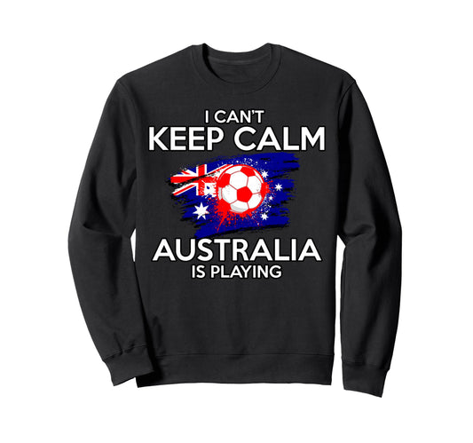 Australia Football Fan Soccer Game Sweatshirt - Fun Novelty Design Unisex - T-Shirt, Sweatshirt, Hoodie