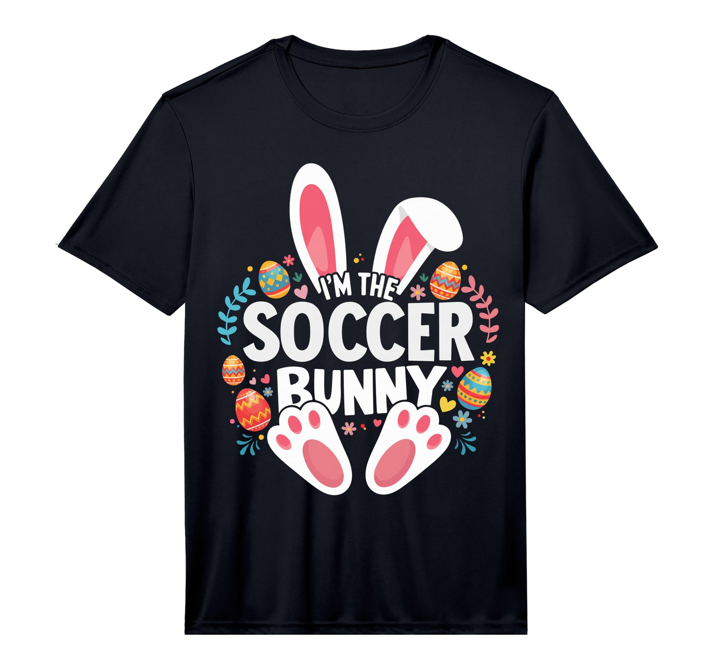 Mens Im Soccer Bunny Matching Easter T-Shirt - Custom Art Print for Adults - T-Shirt, Sweatshirt, Hoodie