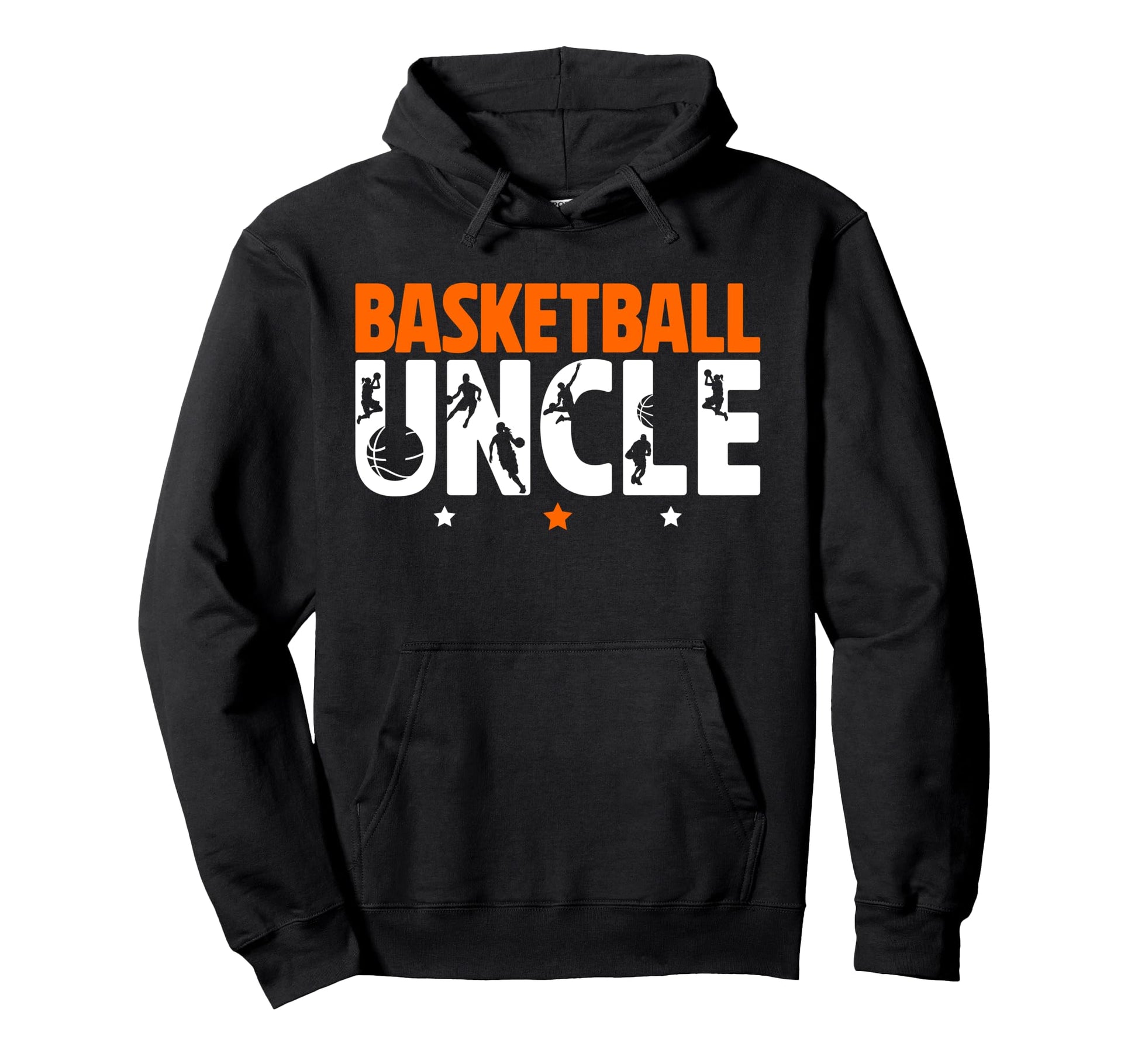 Basketball Uncle Basketball Player Hoodie - Custom Art Print Men Women - T-Shirt, Sweatshirt, Hoodie