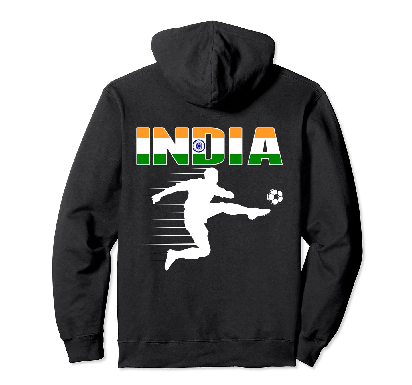 India Soccer Fans Jersey Proud Hoodie - Casual Everyday Wear for Adults - T-Shirt, Sweatshirt, Hoodie