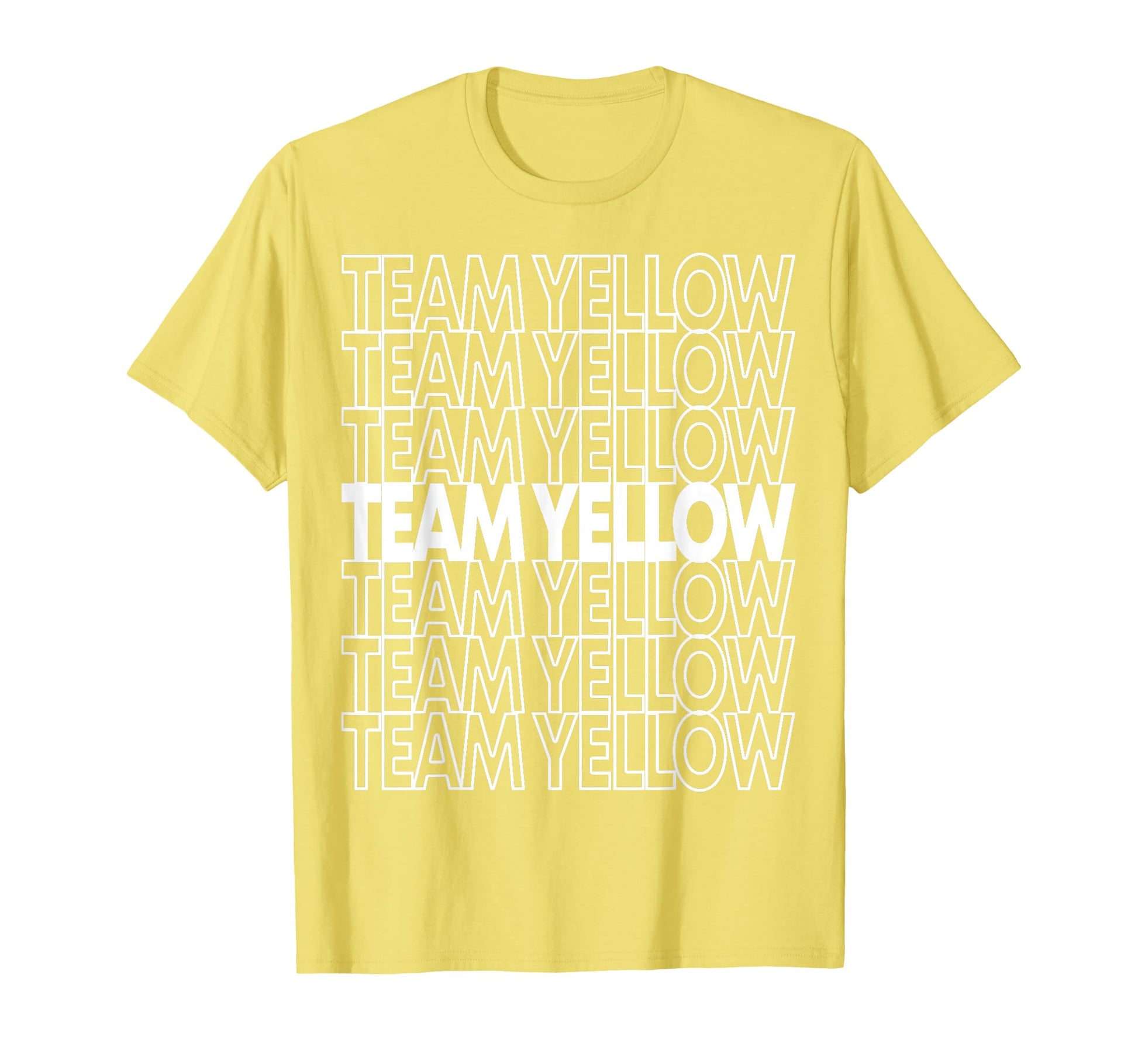 Team Yellow School Spirit T-Shirt - Graphic Print for Adults - T-Shirt, Sweatshirt, Hoodie