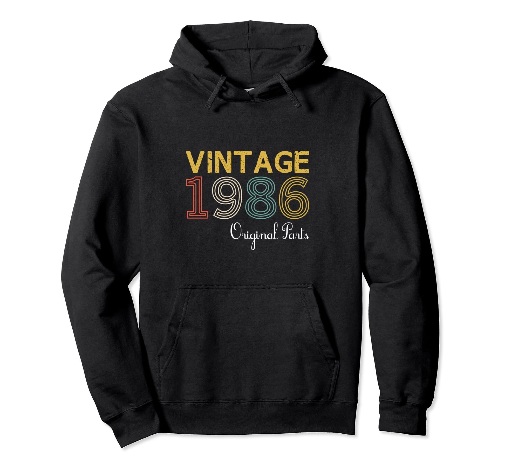 Year 1986 Gift Birthday Mom Dad Hoodie - Graphic Print for Adults - T-Shirt, Sweatshirt, Hoodie