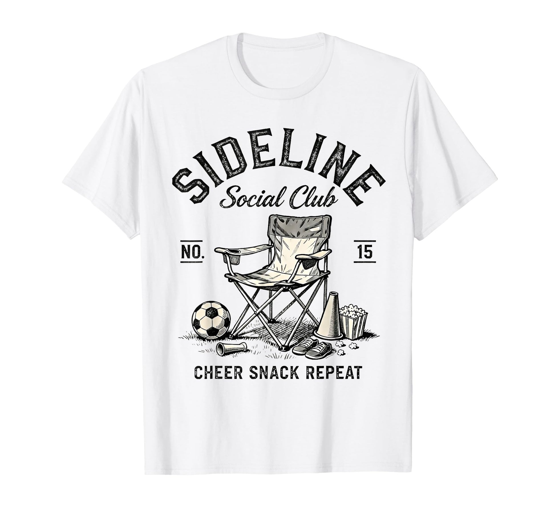 Soccer Mom Sideline Social Club T-Shirt - Casual Everyday Wear for Adults - T-Shirt, Sweatshirt, Hoodie