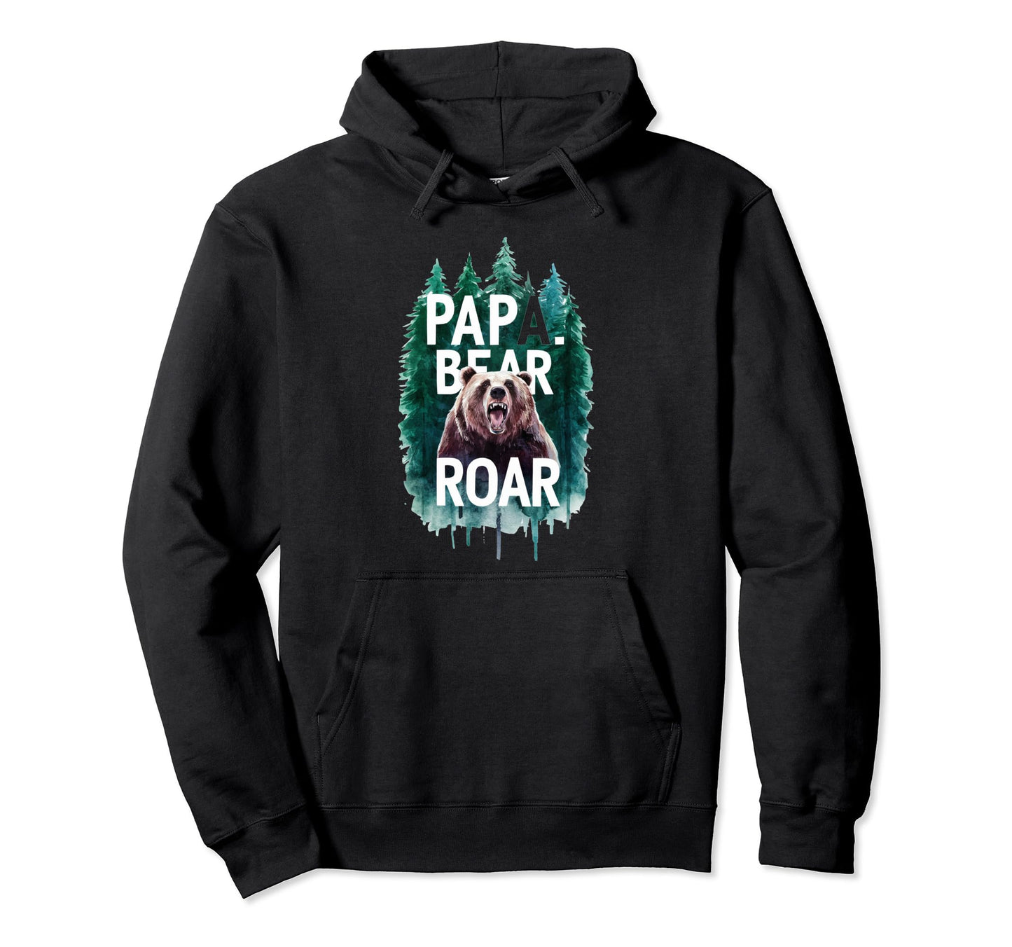 Mens Papa Bear Funny Dads Gift Novelty Hoodie - Unique Graphic Unisex - T-Shirt, Sweatshirt, Hoodie