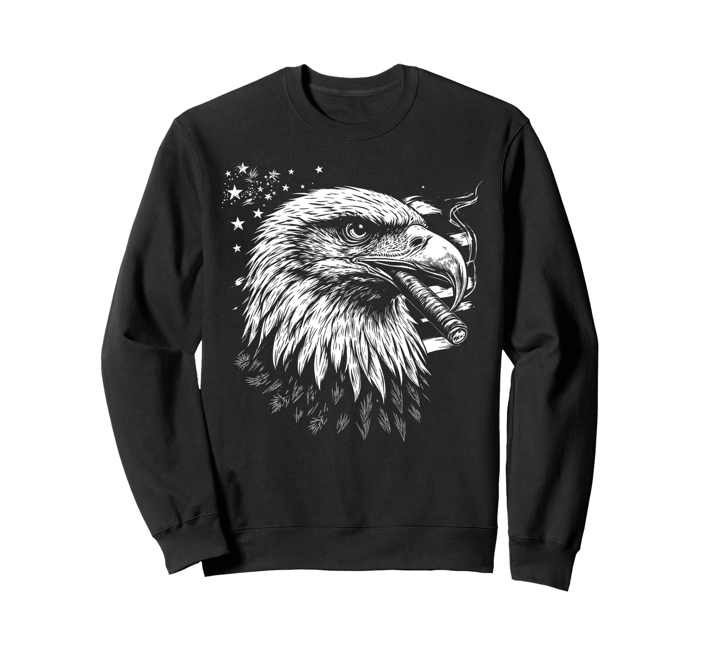 Eagle Patriotic 4Th July Motorcycle Sweatshirt - Novelty Apparel Unisex - T-Shirt, Sweatshirt, Hoodie
