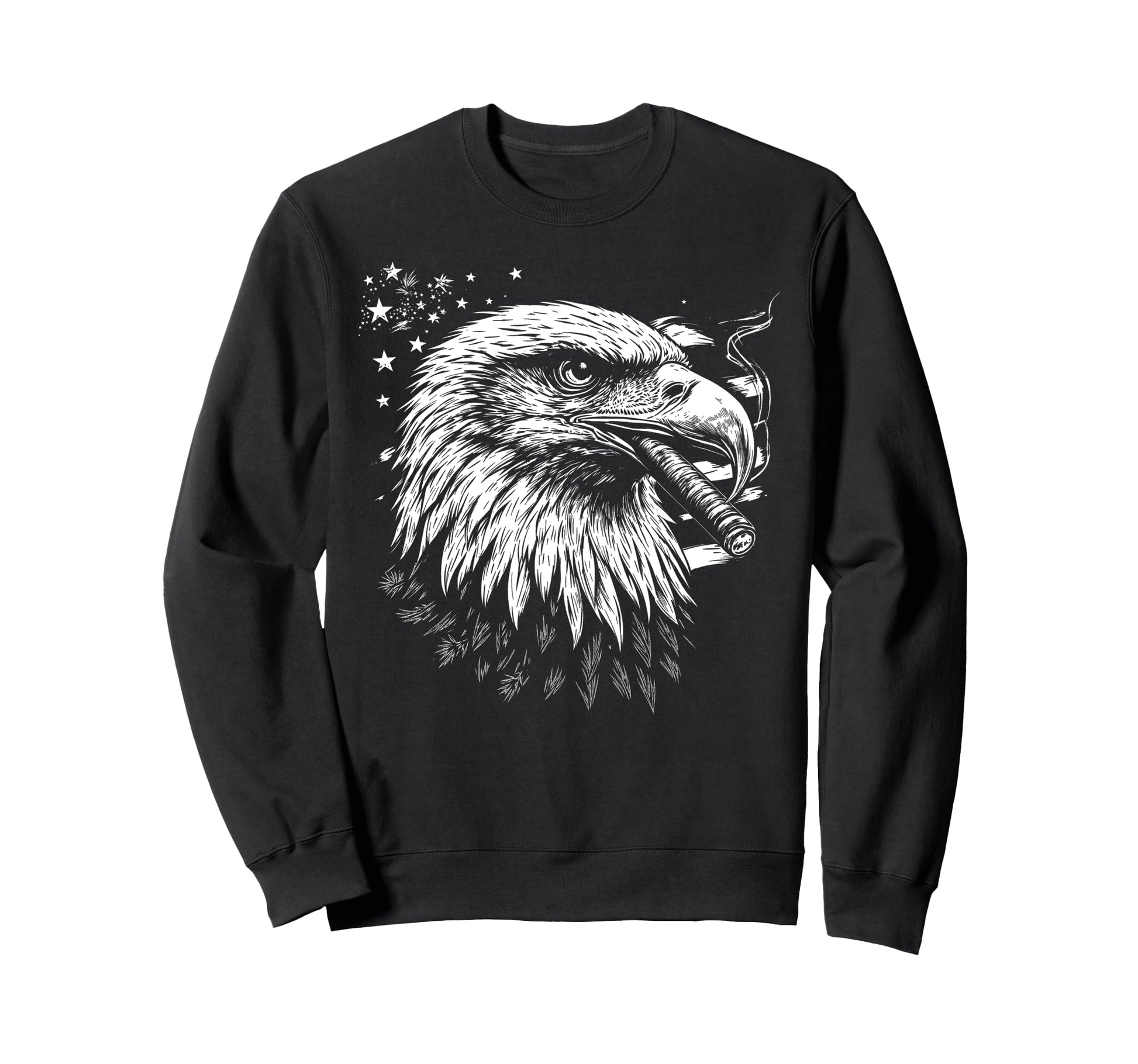 Eagle Patriotic 4Th July Motorcycle Sweatshirt - Novelty Apparel Unisex - T-Shirt, Sweatshirt, Hoodie