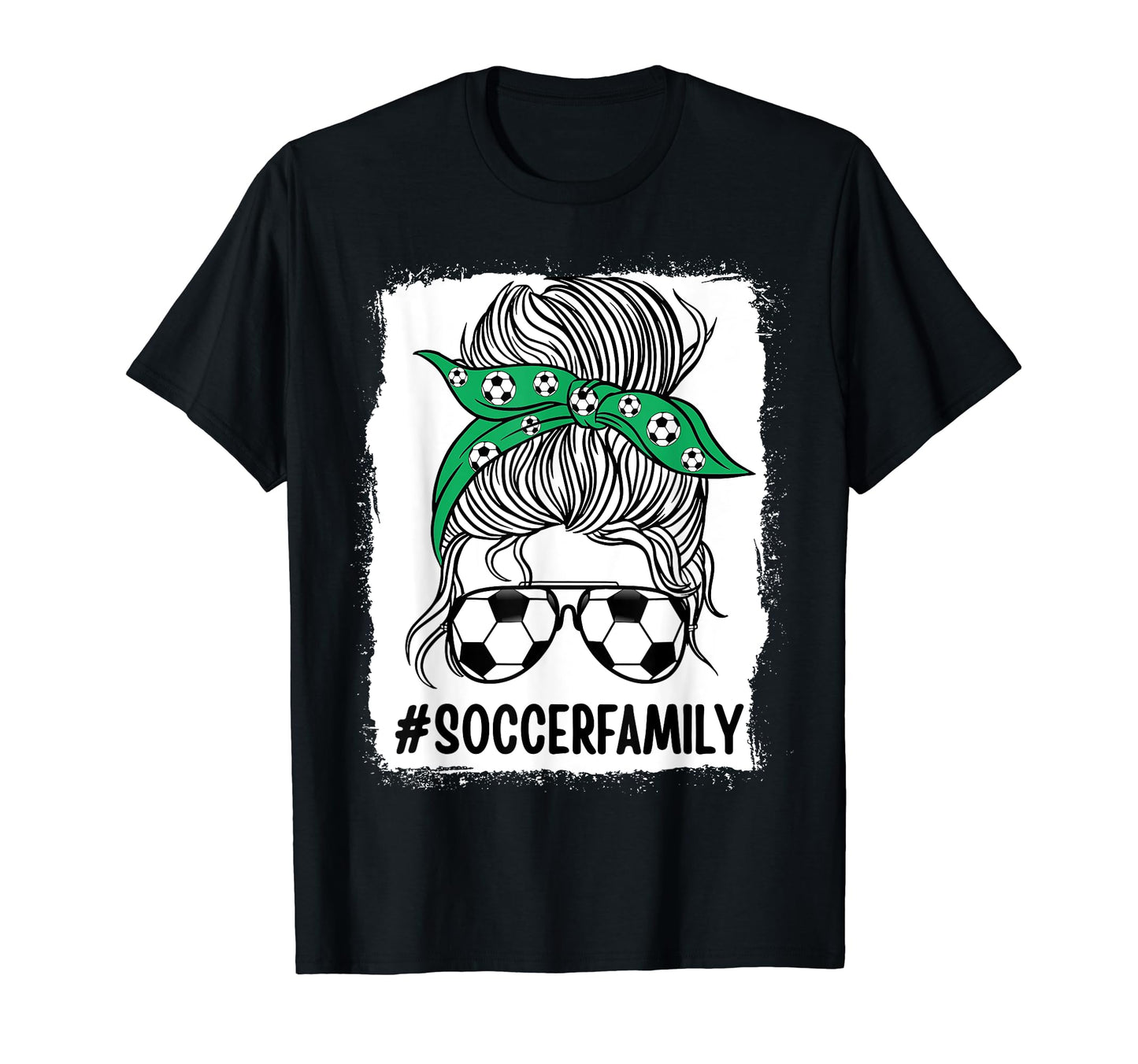 Soccerfamily Watching Sport Game T-Shirt - Custom Art Print Men Women - T-Shirt, Sweatshirt, Hoodie