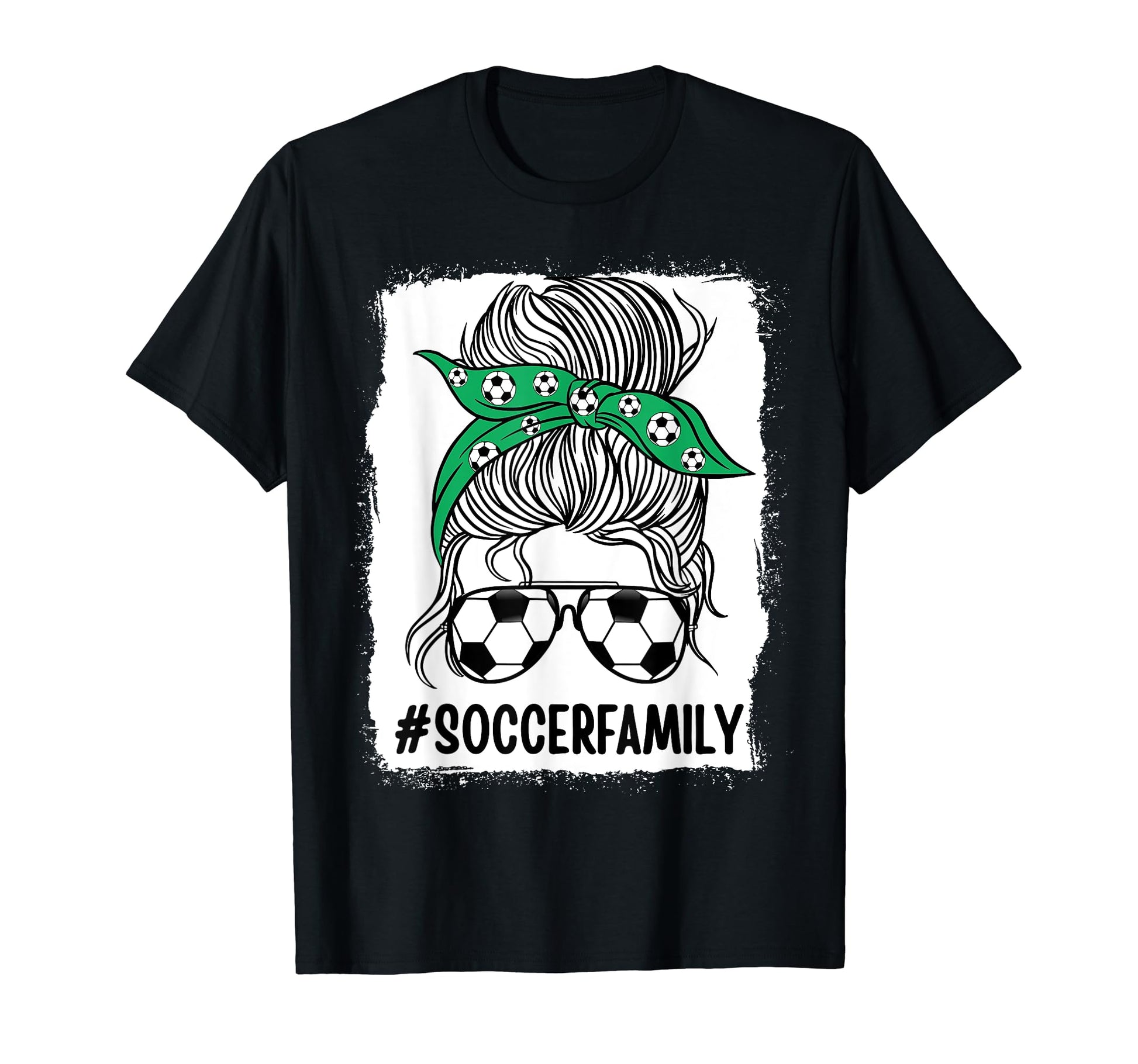 Soccerfamily Watching Sport Game T-Shirt - Custom Art Print Men Women - T-Shirt, Sweatshirt, Hoodie