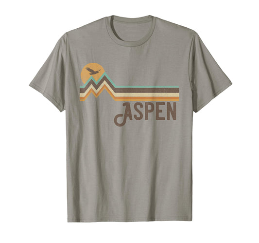 Aspen 70S 80S Nature T-Shirt - Aesthetic Graphic Men Women - T-Shirt, Sweatshirt, Hoodie