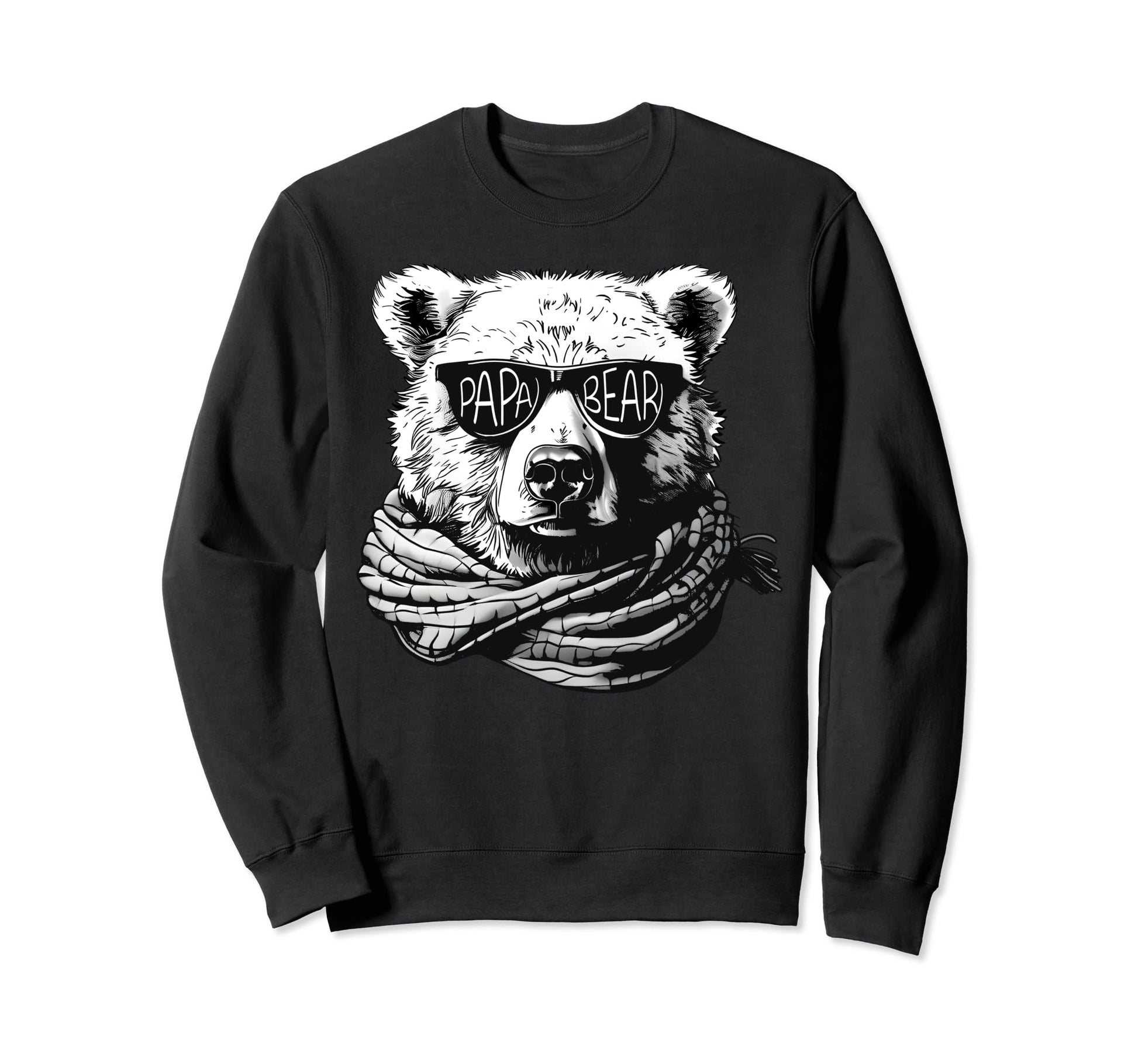 Papa Bear Bear Lover Fathers Day Sweatshirt - Aesthetic Graphic Unisex - T-Shirt, Sweatshirt, Hoodie