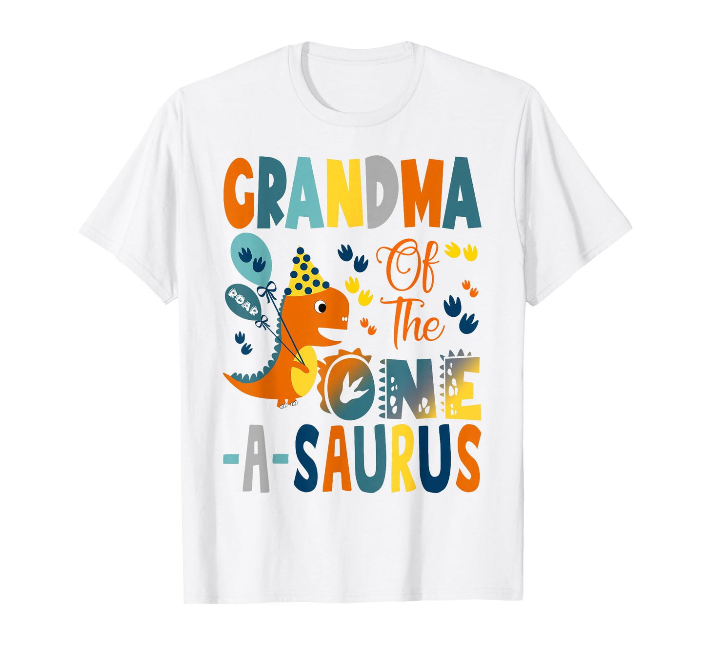 Grandma One Saurus 1St Birthday T-Shirt - Custom Art Print for Adults - T-Shirt, Sweatshirt, Hoodie