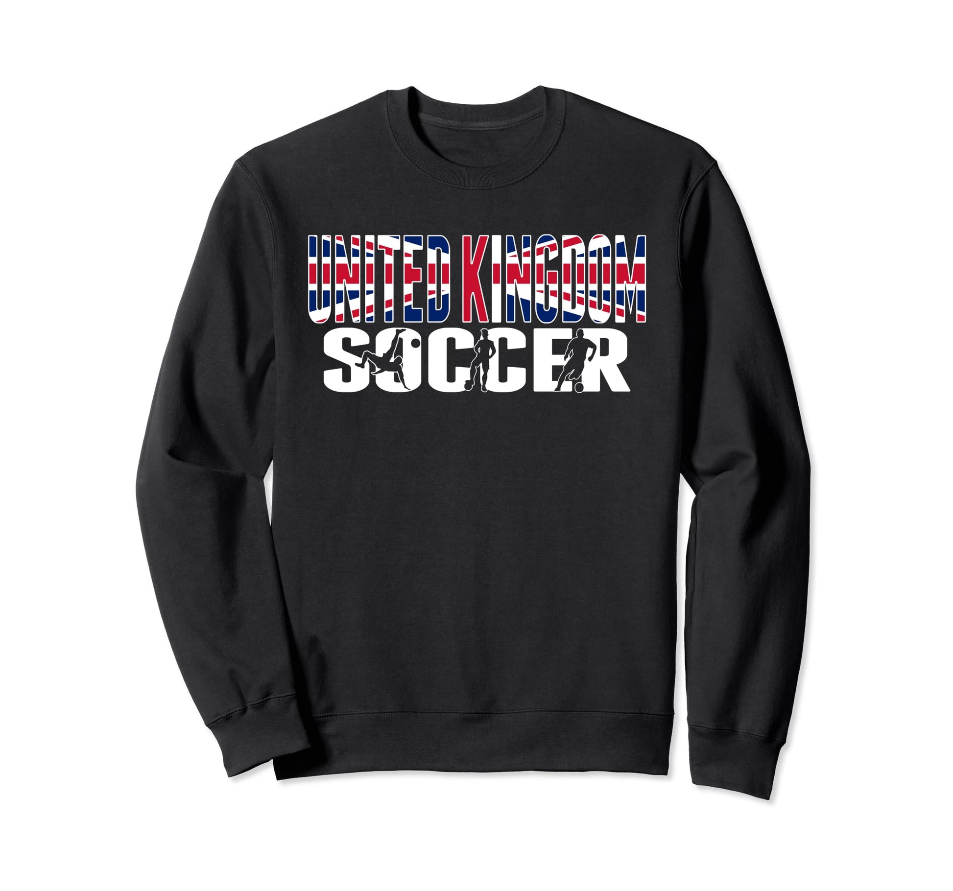 United Kingdom Soccer Fans Jersey Sweatshirt - Graphic Print Men Women - T-Shirt, Sweatshirt, Hoodie