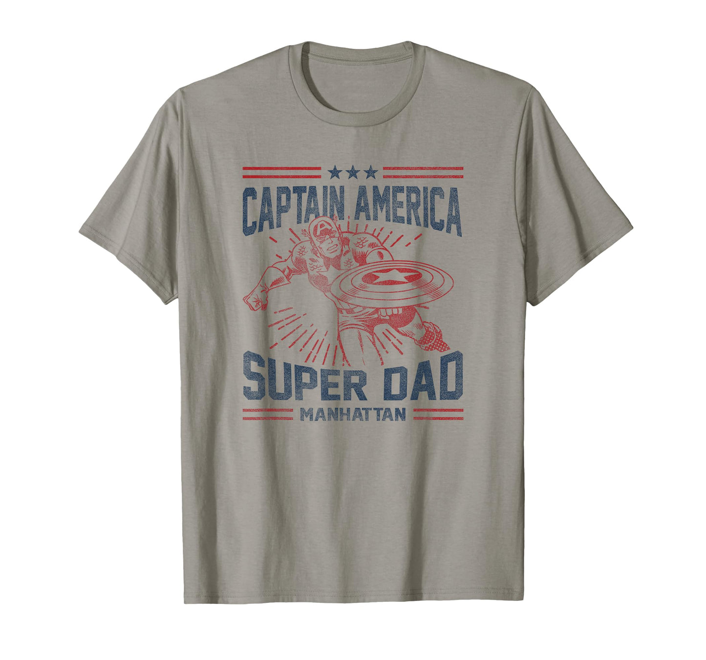 Marvel Fathers Day Captain America T-Shirt - Unique Graphic Men Women - T-Shirt, Sweatshirt, Hoodie