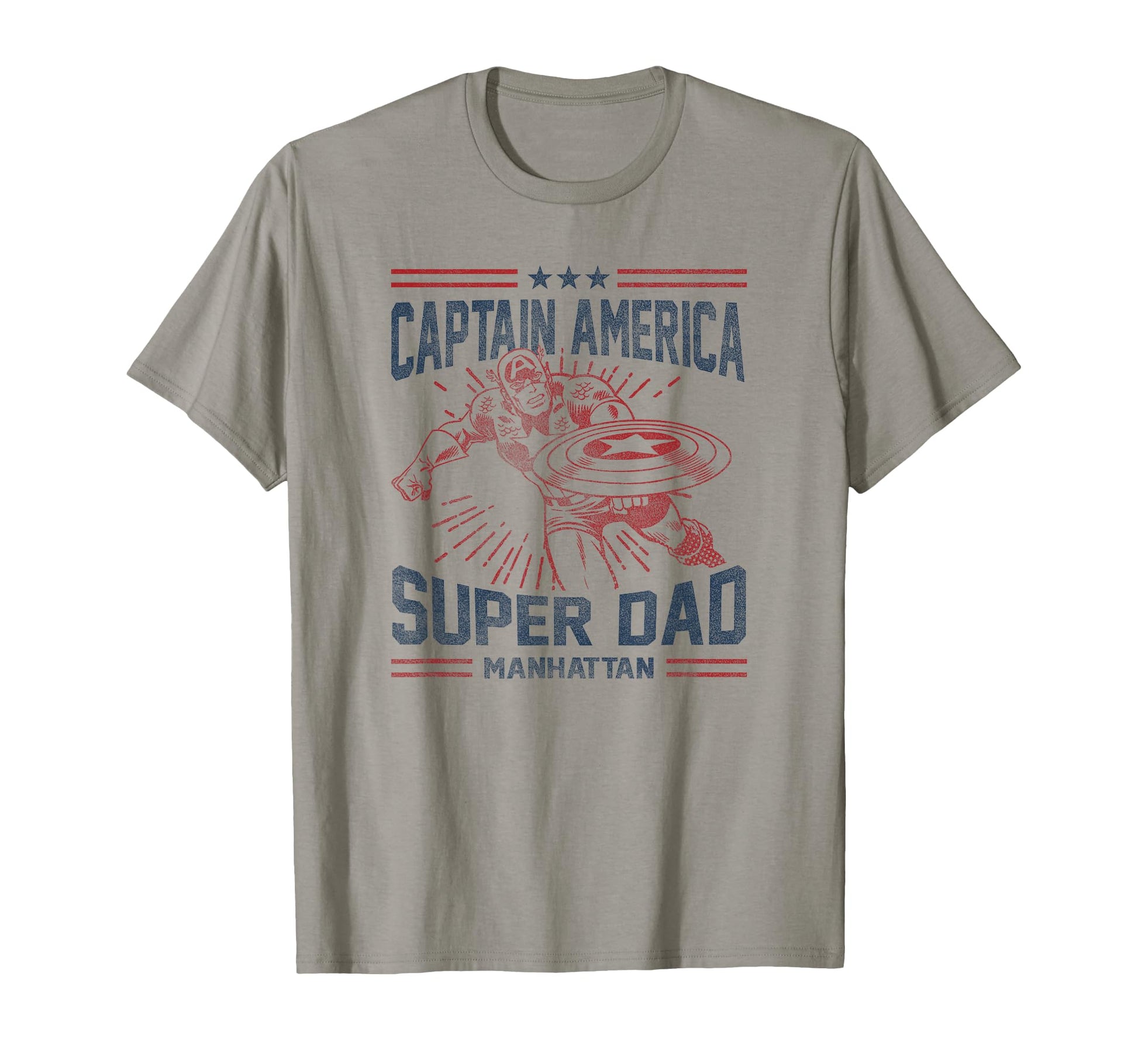 Marvel Fathers Day Captain America T-Shirt - Unique Graphic Men Women - T-Shirt, Sweatshirt, Hoodie