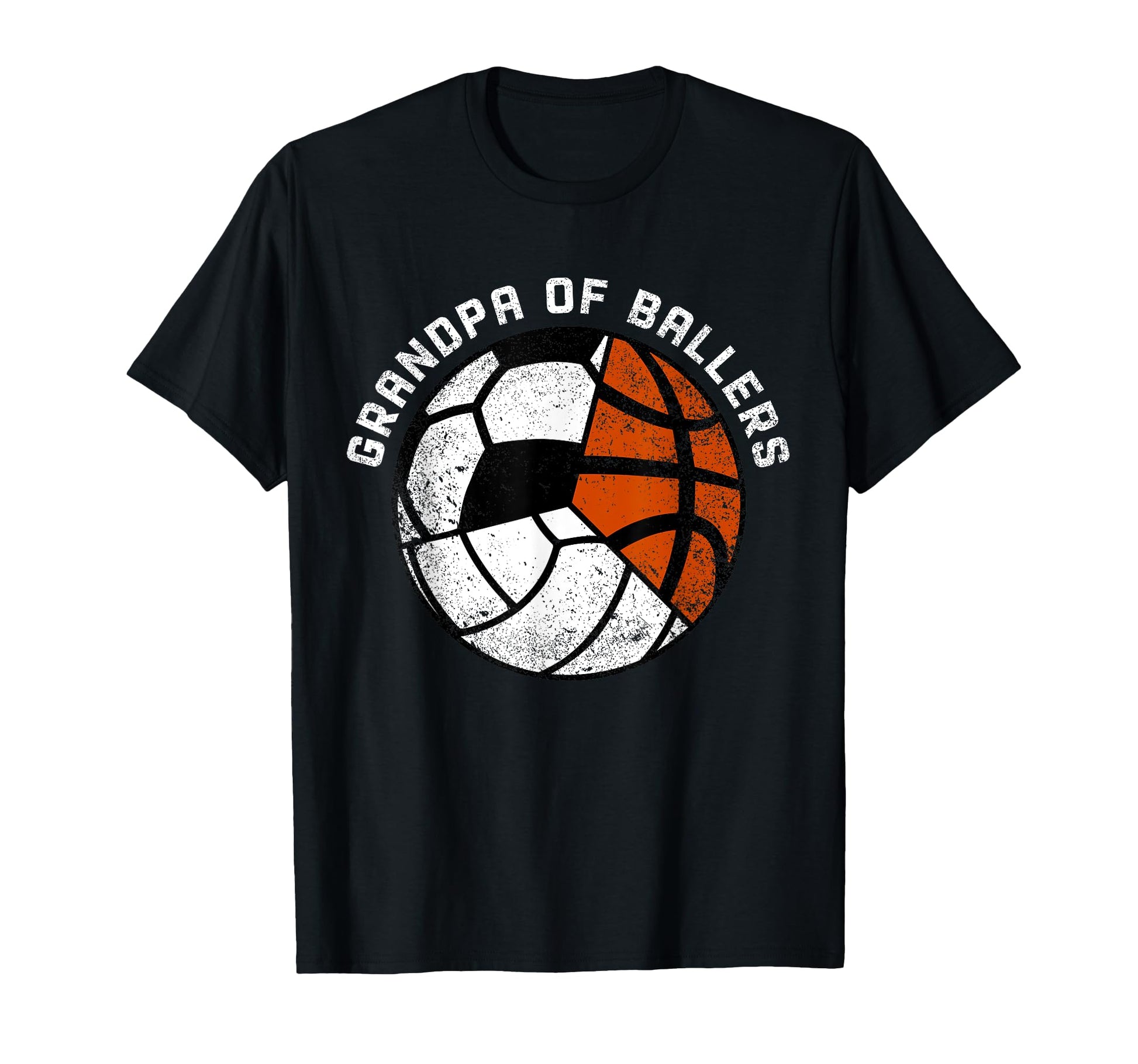 Grandpa Ballers Funny Volleyball Soccer T-Shirt - Minimalist Print Unisex - T-Shirt, Sweatshirt, Hoodie