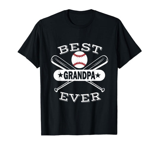 Best Baseball Grandpa Grandson T-Shirt - Fun Novelty Design for Adults - T-Shirt, Sweatshirt, Hoodie