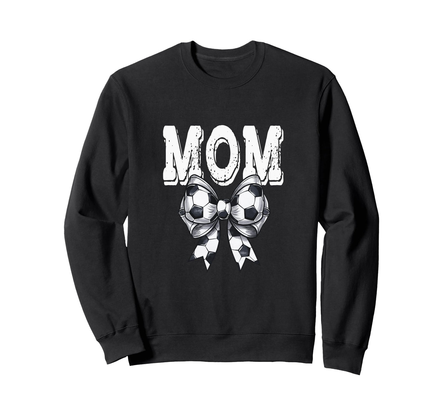 Coquette Soccer Bow Mom Sister Sweatshirt - Novelty Apparel for Adults - T-Shirt, Sweatshirt, Hoodie