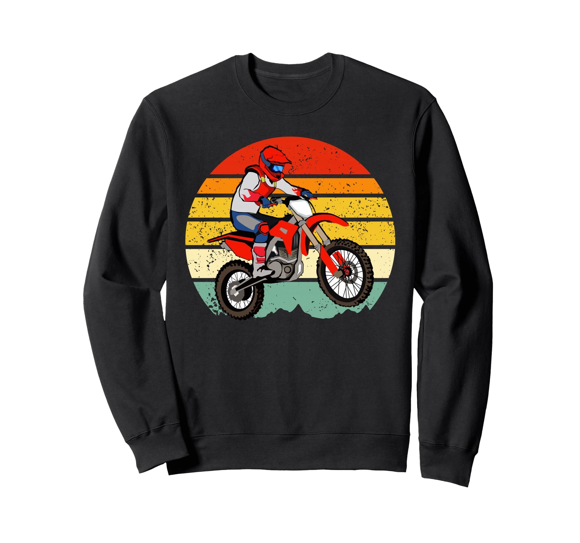 Dirt Bike Motocross Rider Sweatshirt - Casual Everyday Wear Men Women - T-Shirt, Sweatshirt, Hoodie