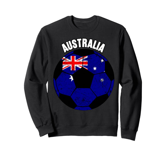 Australia Soccer Game Player Football Sweatshirt - Unique Graphic Unisex - T-Shirt, Sweatshirt, Hoodie