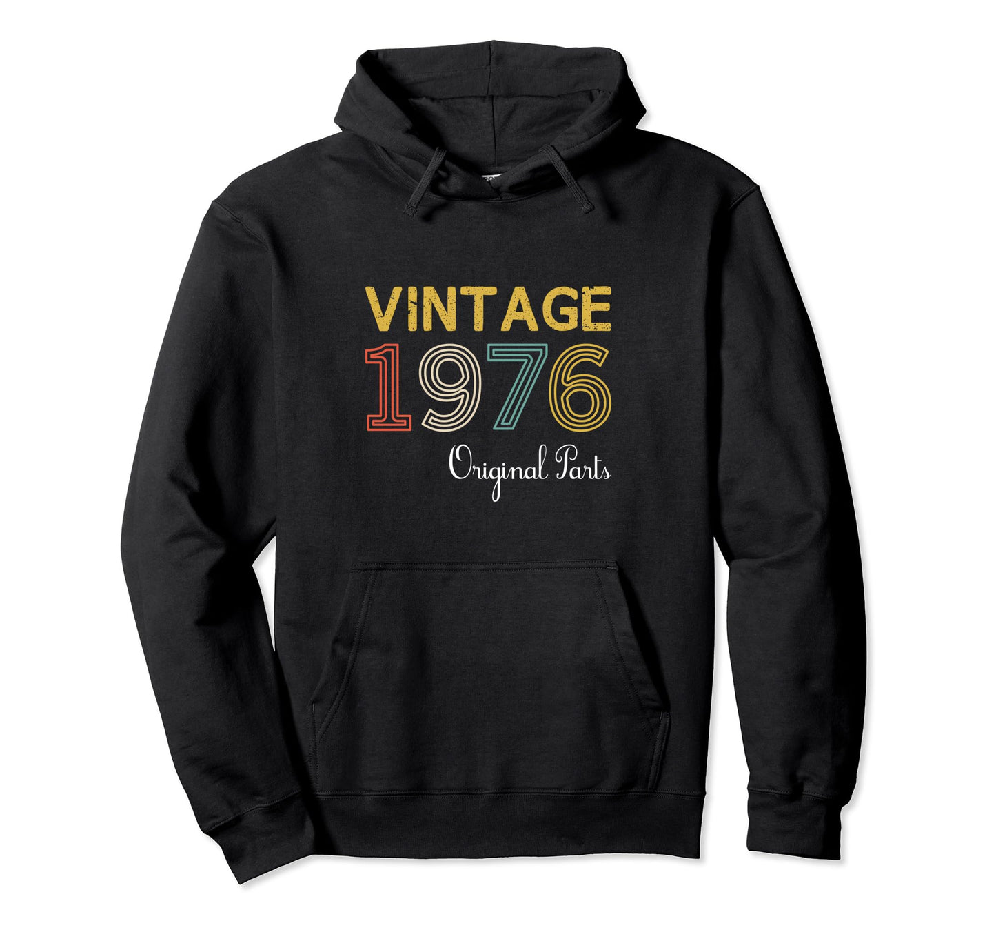 Year 1976 Gift Birthday Mom Dad Hoodie - Aesthetic Graphic Men Women - T-Shirt, Sweatshirt, Hoodie