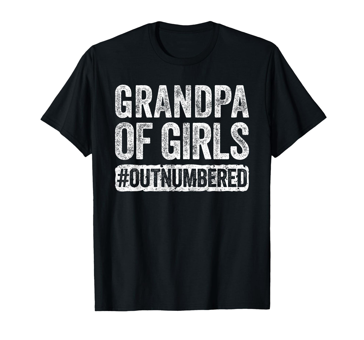 Grandpa Outnumbered Papa Fathers Day T-Shirt - Custom Art Print for Adults - T-Shirt, Sweatshirt, Hoodie