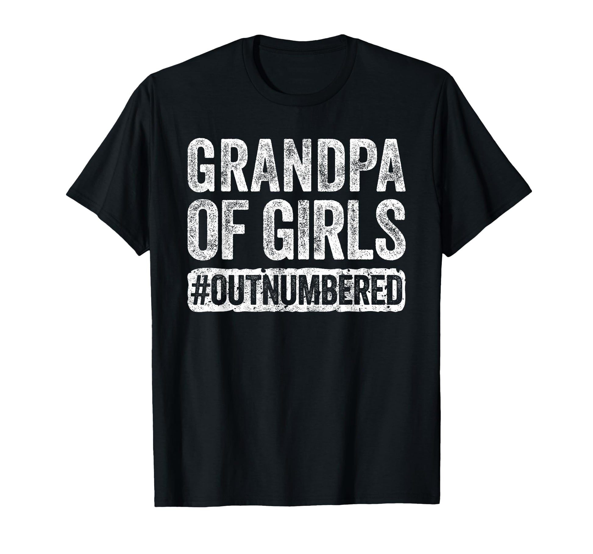 Grandpa Outnumbered Papa Fathers Day T-Shirt - Custom Art Print for Adults - T-Shirt, Sweatshirt, Hoodie