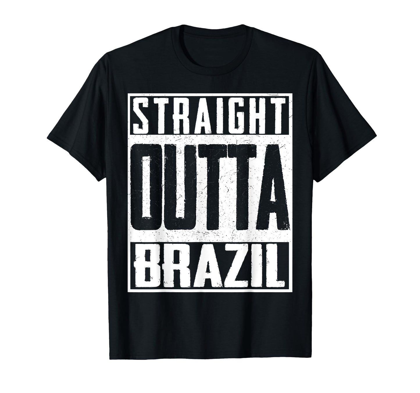 Straight Outta Brazil Brazilian T-Shirt - Aesthetic Graphic Unisex - T-Shirt, Sweatshirt, Hoodie