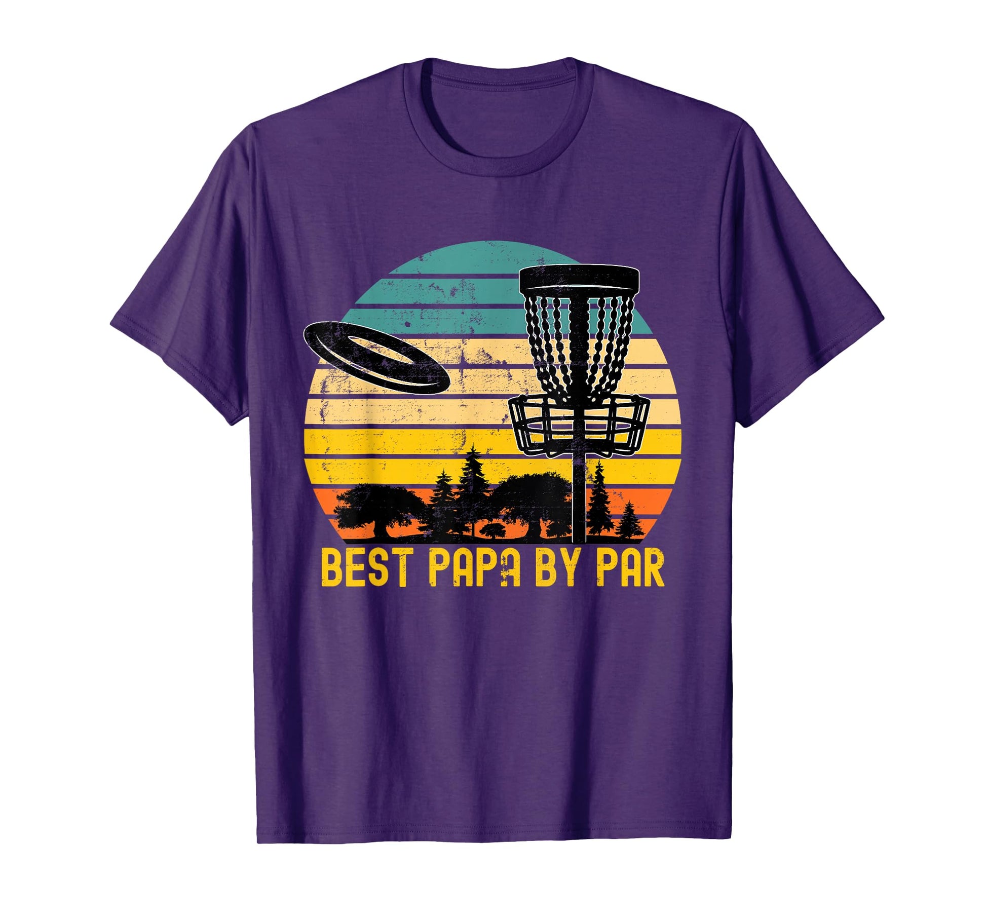 Disc Golf Dad Present Best Papa Par T-Shirt - Minimalist Print for Adults - T-Shirt, Sweatshirt, Hoodie