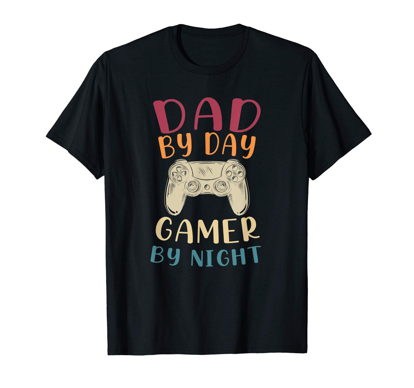 Mens Dad Day Gamer Night Dad Gaming T-Shirt - Graphic Print Unisex - T-Shirt, Sweatshirt, Hoodie