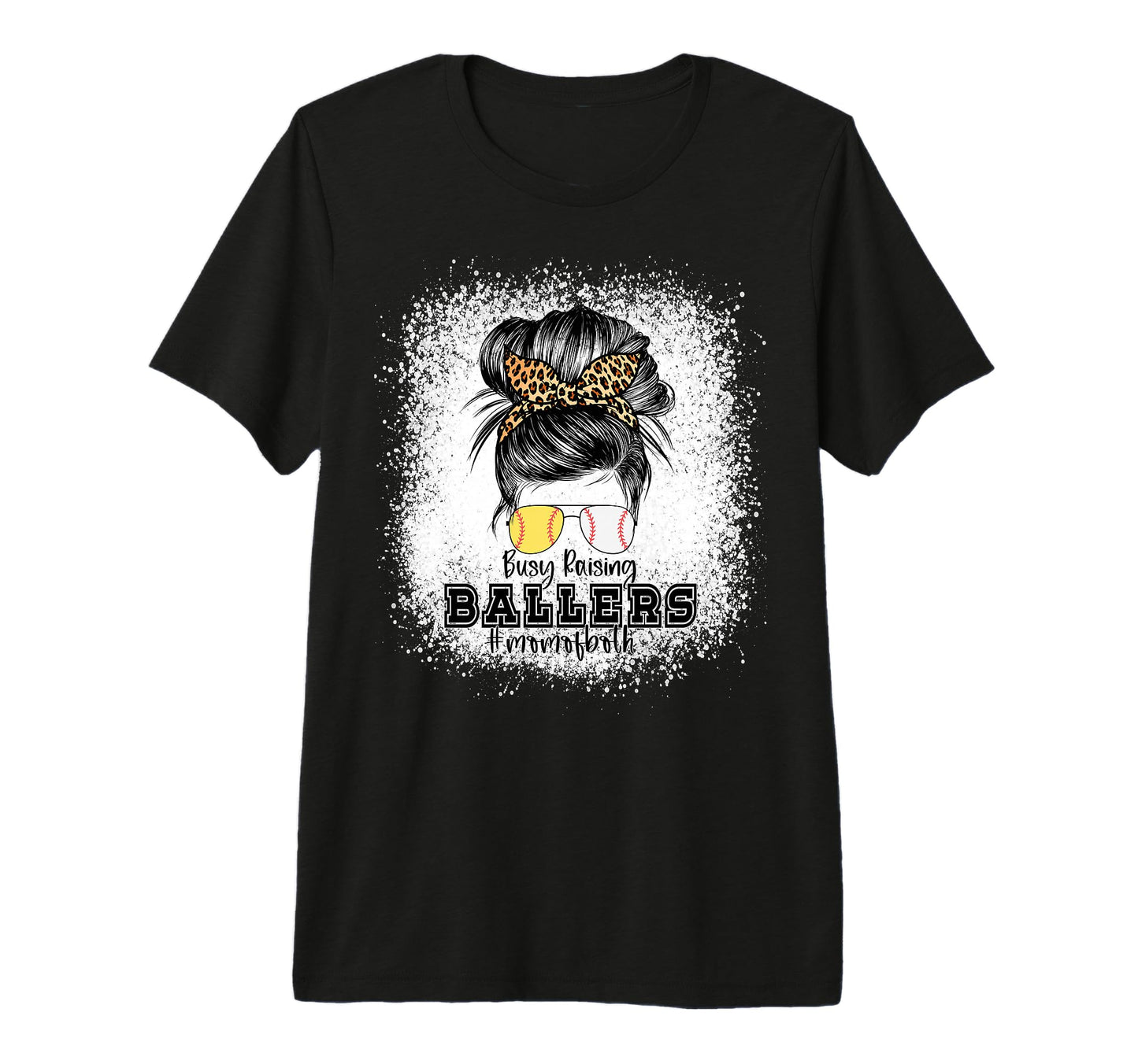 Baseball Softball Busy Raising Ballers T-Shirt - Unique Graphic for Adults - T-Shirt, Sweatshirt, Hoodie