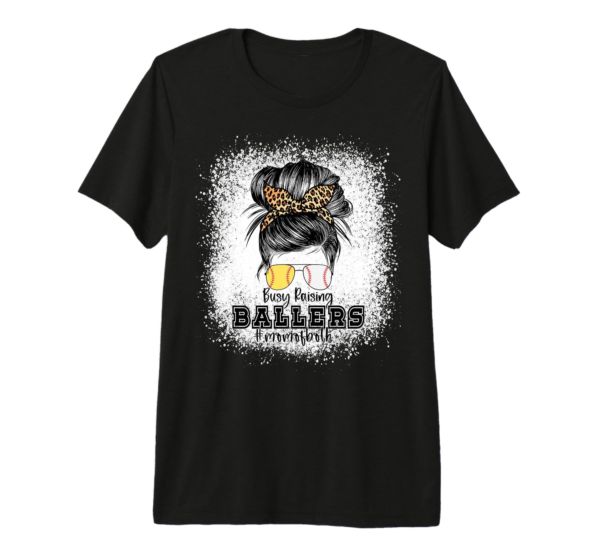 Baseball Softball Busy Raising Ballers T-Shirt - Unique Graphic for Adults - T-Shirt, Sweatshirt, Hoodie