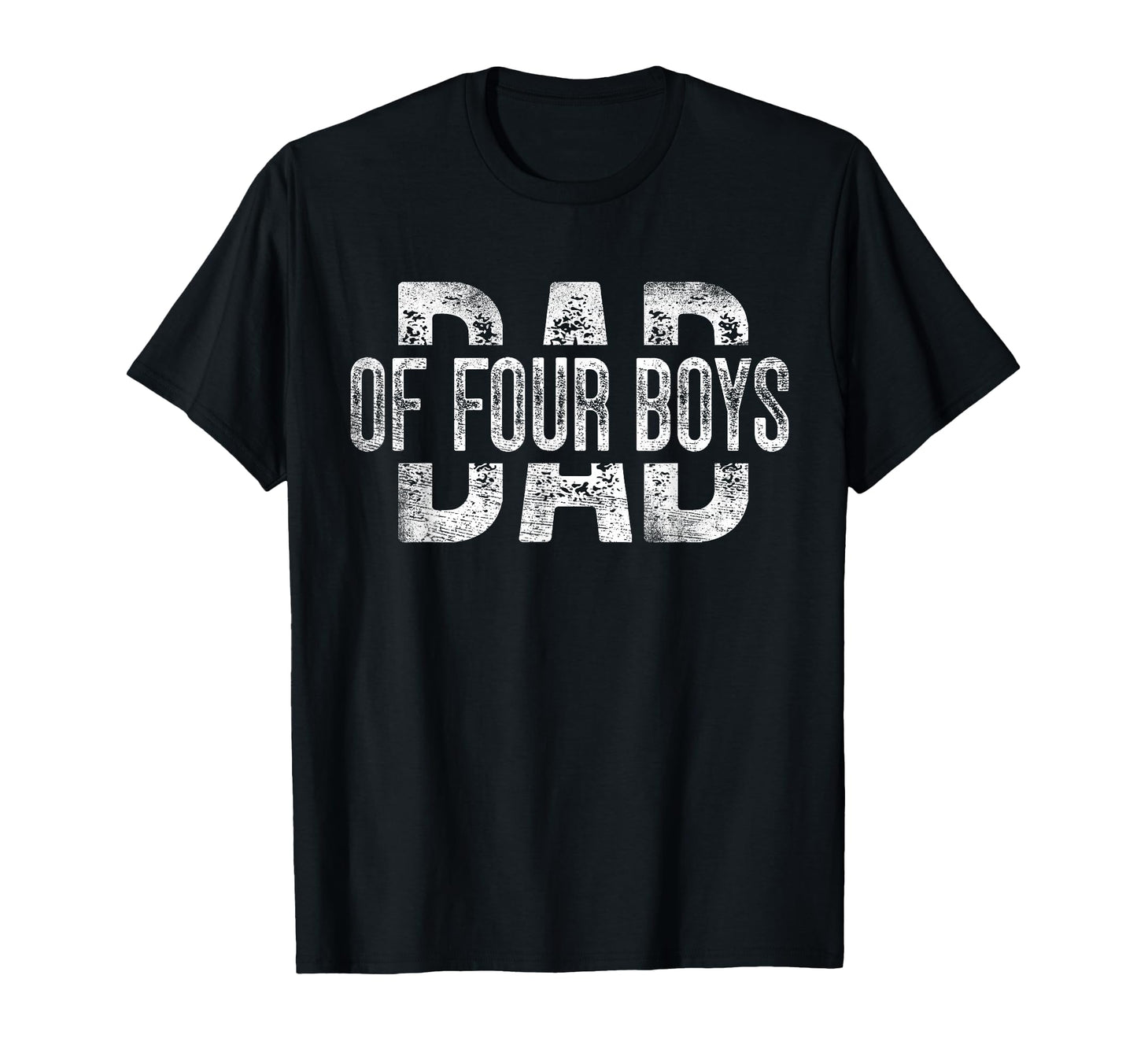 Dad Four Gifts Daddy 4 Sons Fathers Day T-Shirt - Custom Art Print Unisex - T-Shirt, Sweatshirt, Hoodie