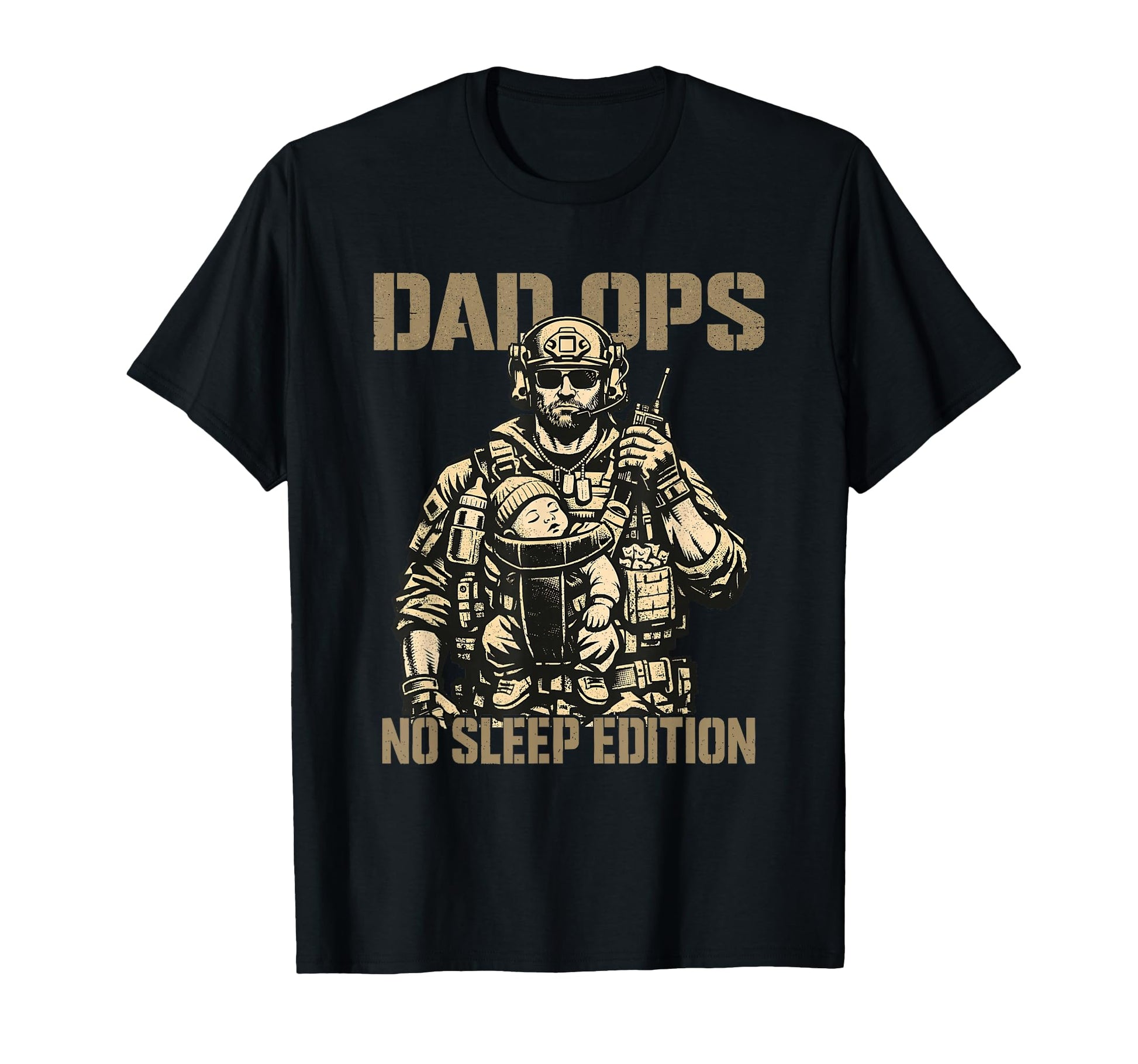 Military Dad To Be New Dad First Time T-Shirt - Fun Novelty Design Unisex - T-Shirt, Sweatshirt, Hoodie