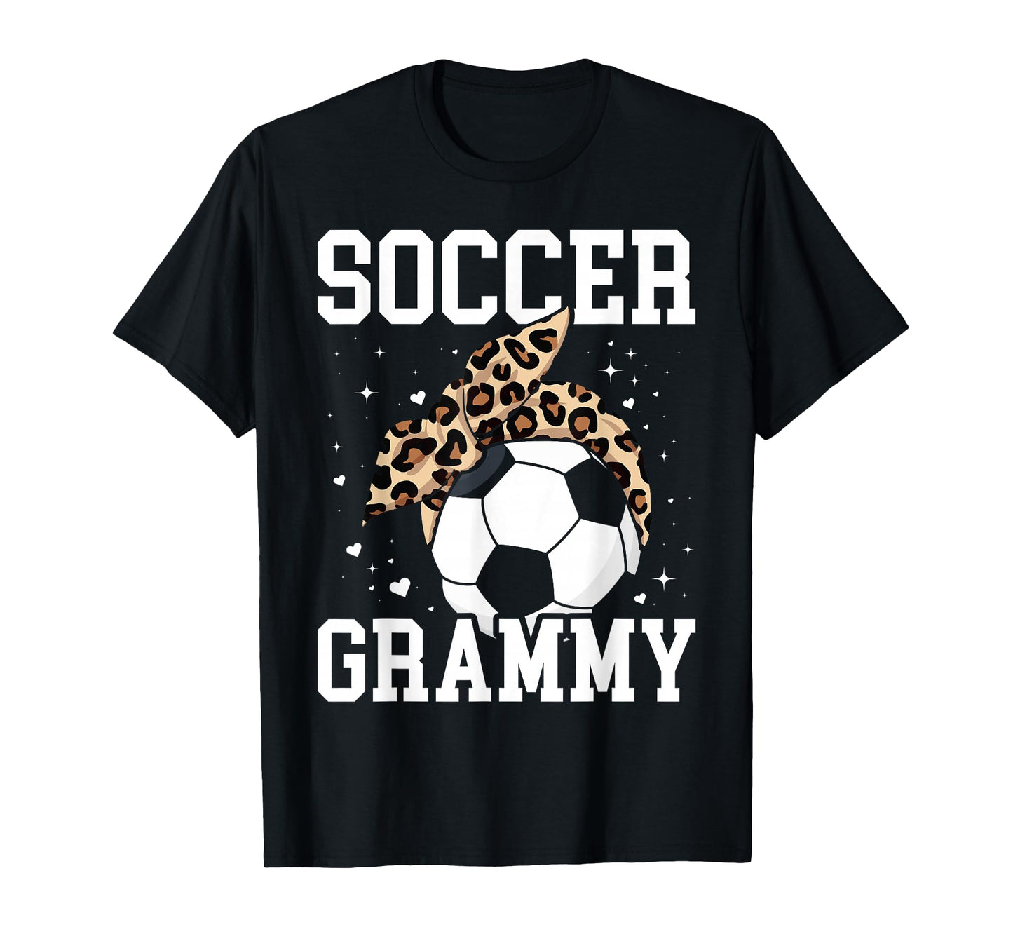 Soccer Grammy Leopard Funny Soccer T-Shirt - Aesthetic Graphic for Adults - T-Shirt, Sweatshirt, Hoodie