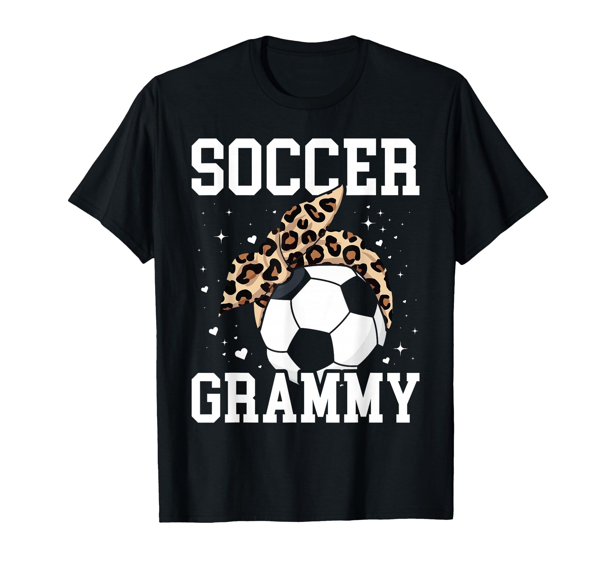 Soccer Grammy Leopard Funny Soccer T-Shirt - Aesthetic Graphic for Adults - T-Shirt, Sweatshirt, Hoodie