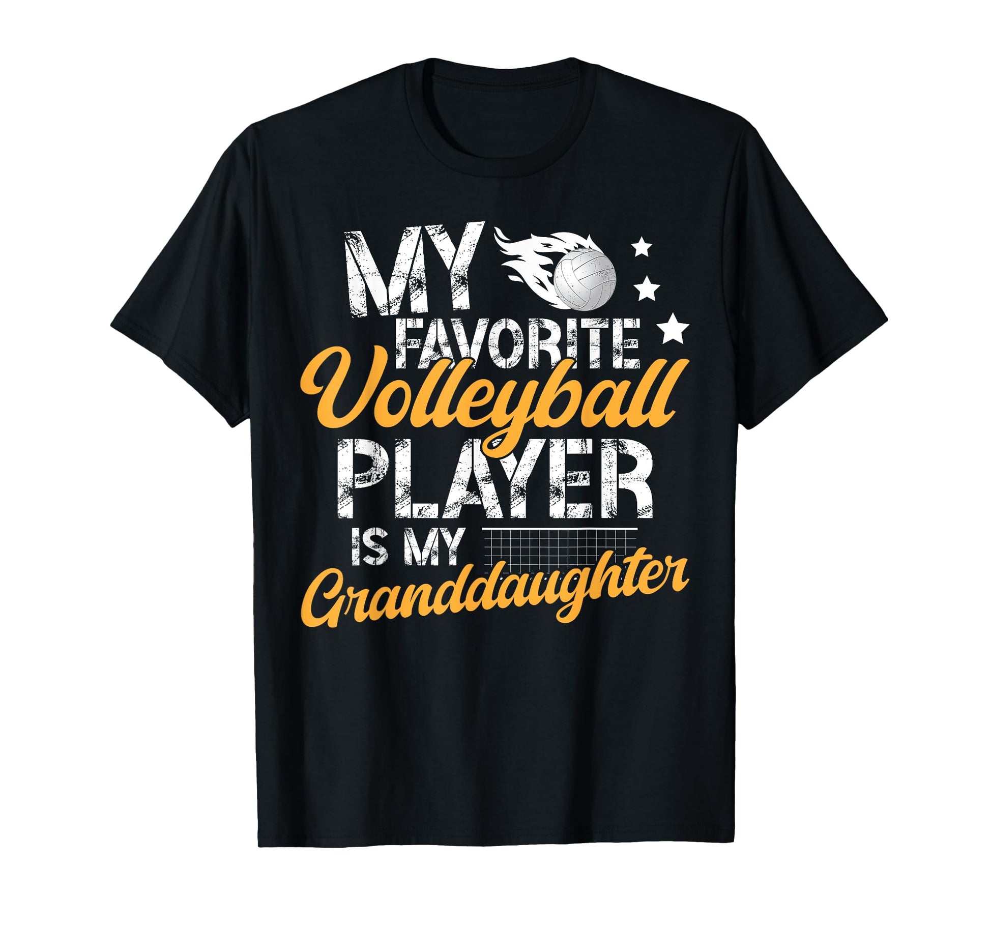 My Granddaughter Volleyball Grandpa T-Shirt - Minimalist Print for Adults - T-Shirt, Sweatshirt, Hoodie