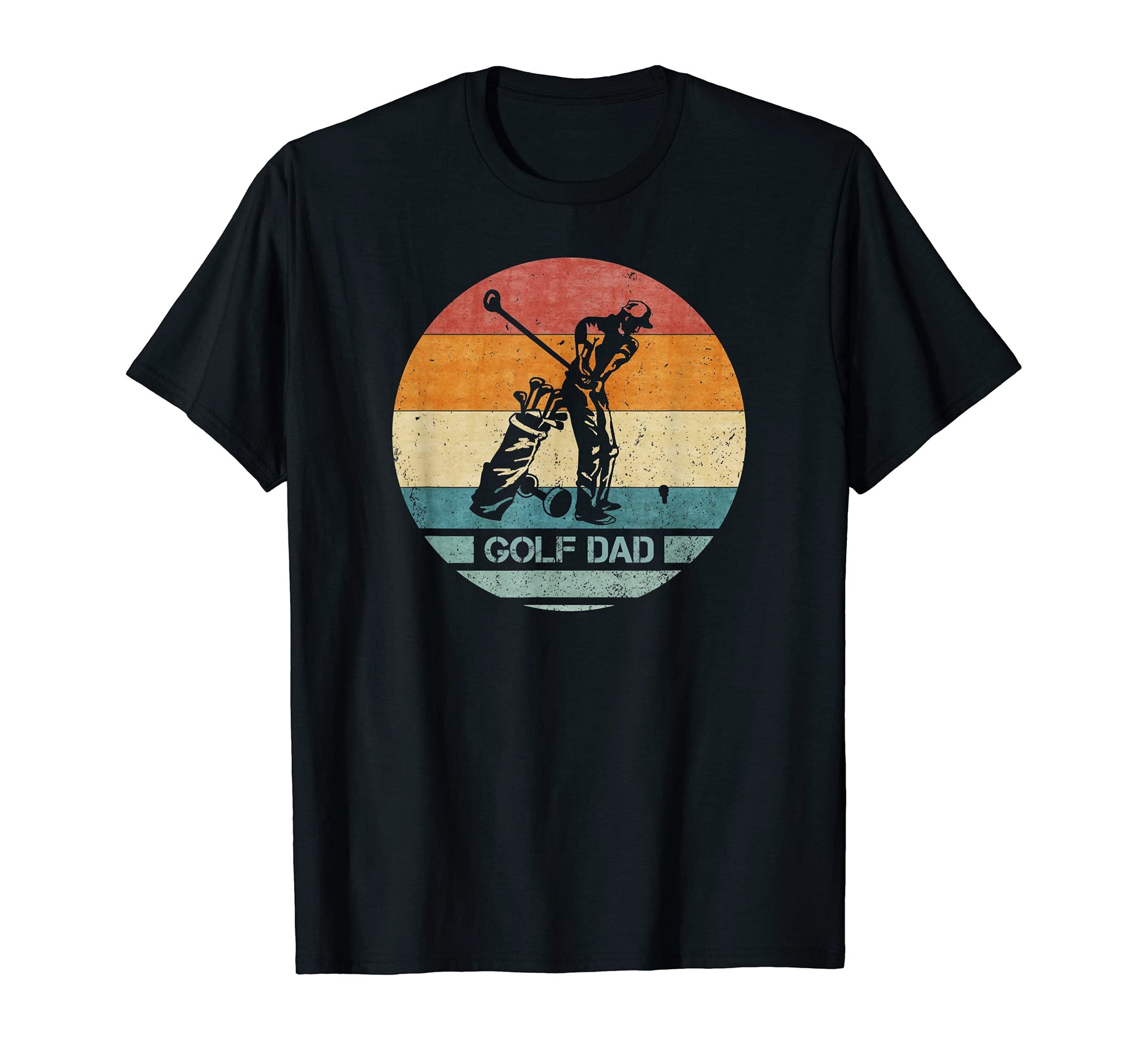 Proud Golf Player Dad Golfer Silhouette T-Shirt - Minimalist Print Unisex - T-Shirt, Sweatshirt, Hoodie
