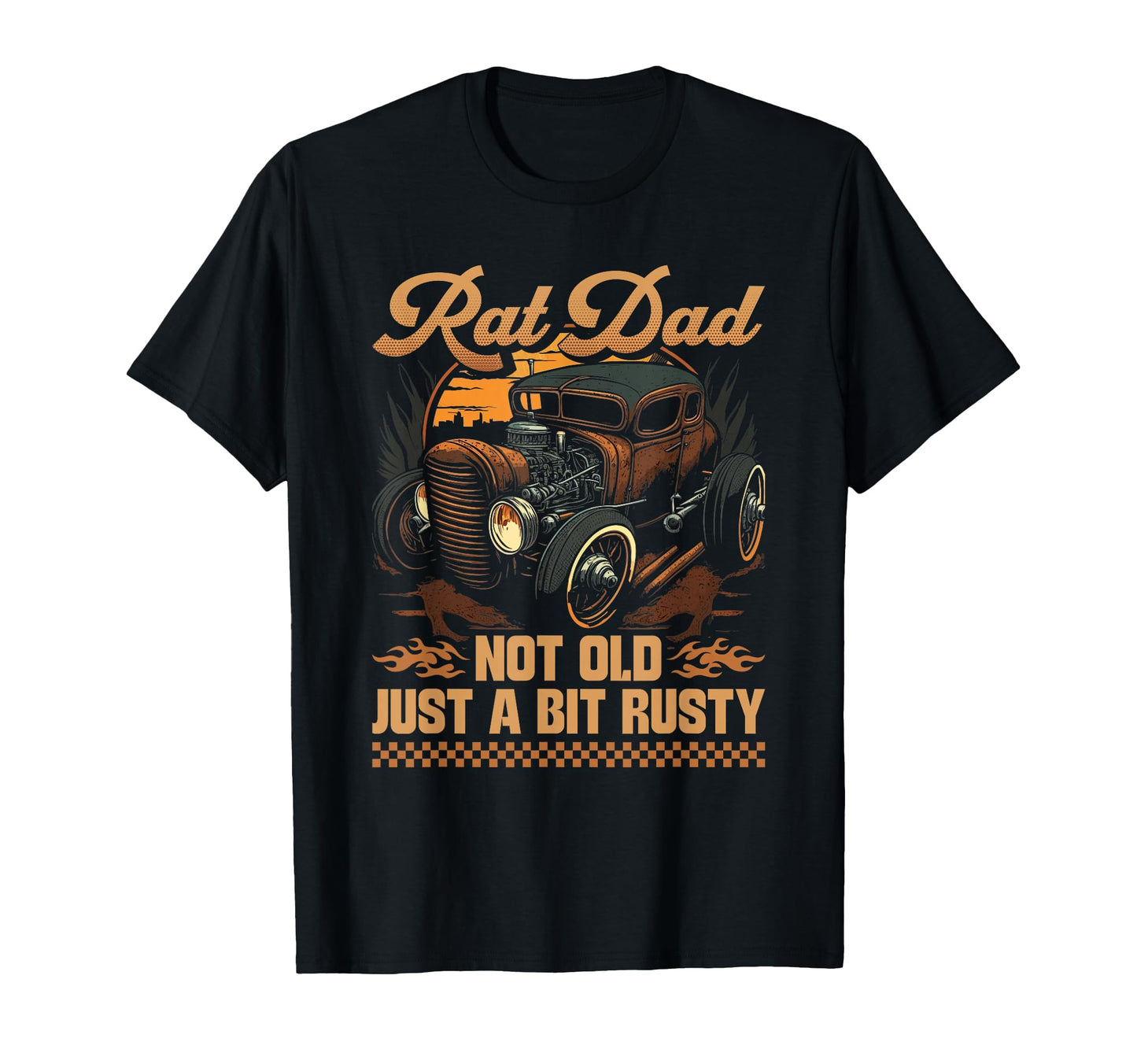 Rat Rod Hot Rodder Gift Rust Bucket Sweatshirt - Minimalist Print Unisex - T-Shirt, Sweatshirt, Hoodie